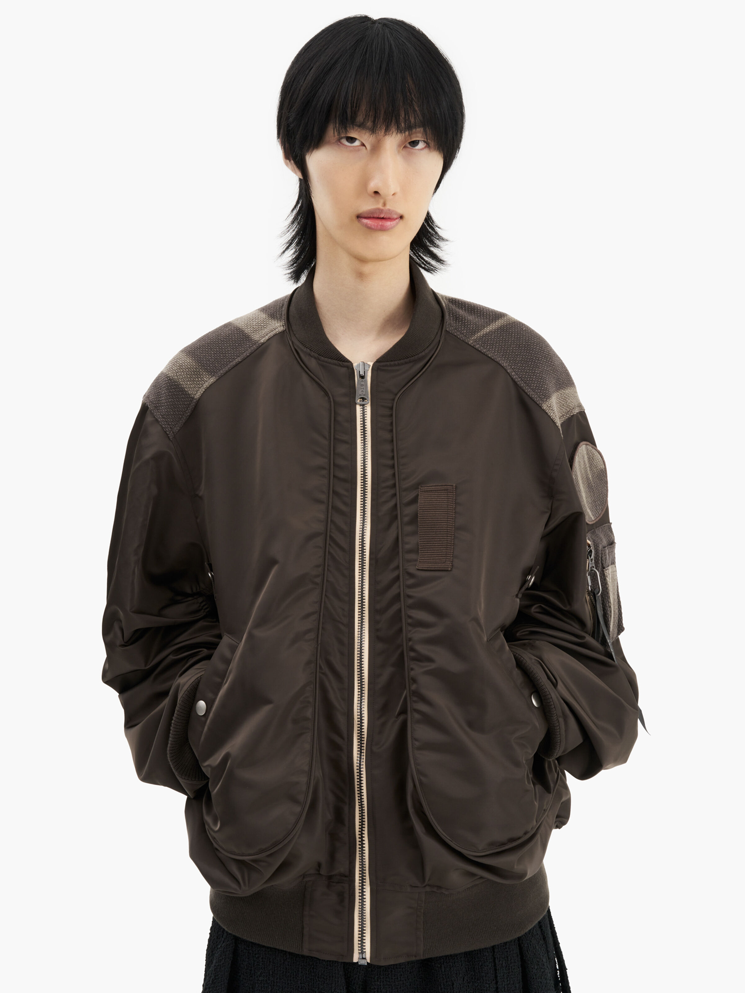 ALPHA X JIYOUNG KIM SUN-BLEACHED FLIGHT L-2B BOMBER brown 156160_20_2_model_00004_157187
