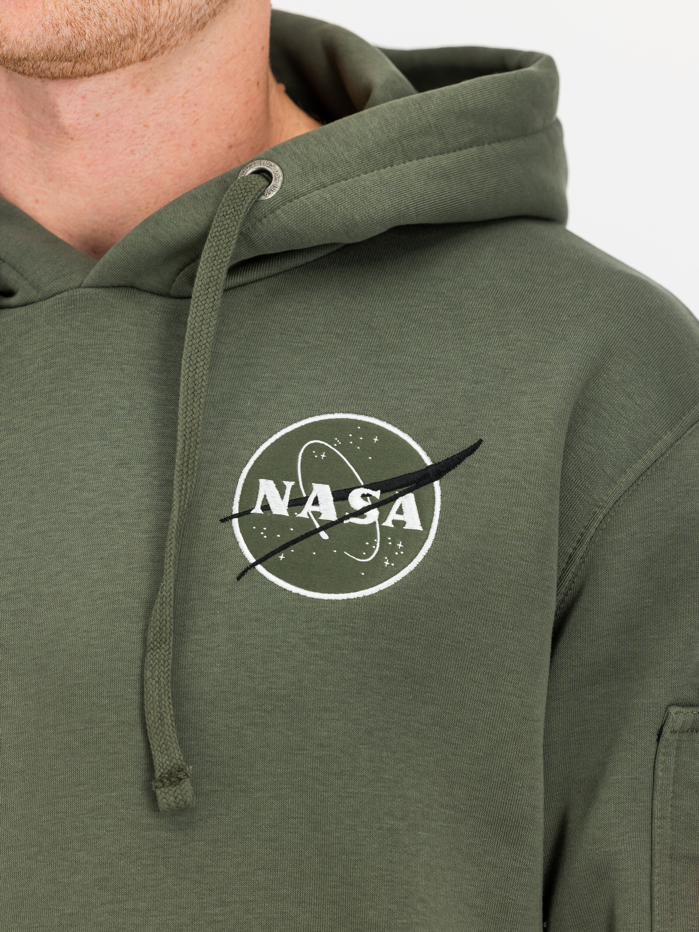 Space Shuttle Hoodie dark olive 178317_142_3_detail_00001_191555