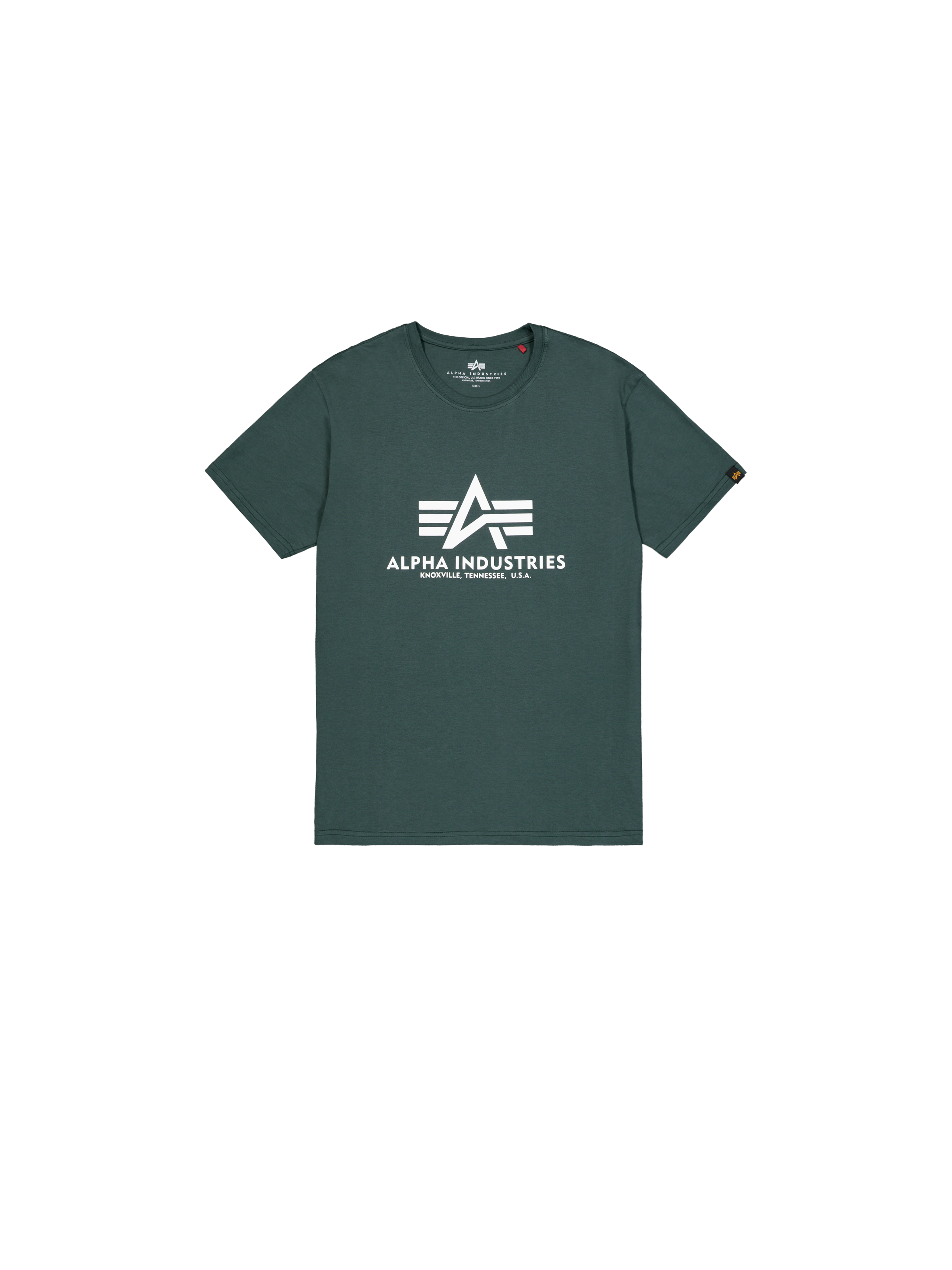 Basic Big Logo T-Shirt navy green 100501_610_1_flatlay_00001_187531.png