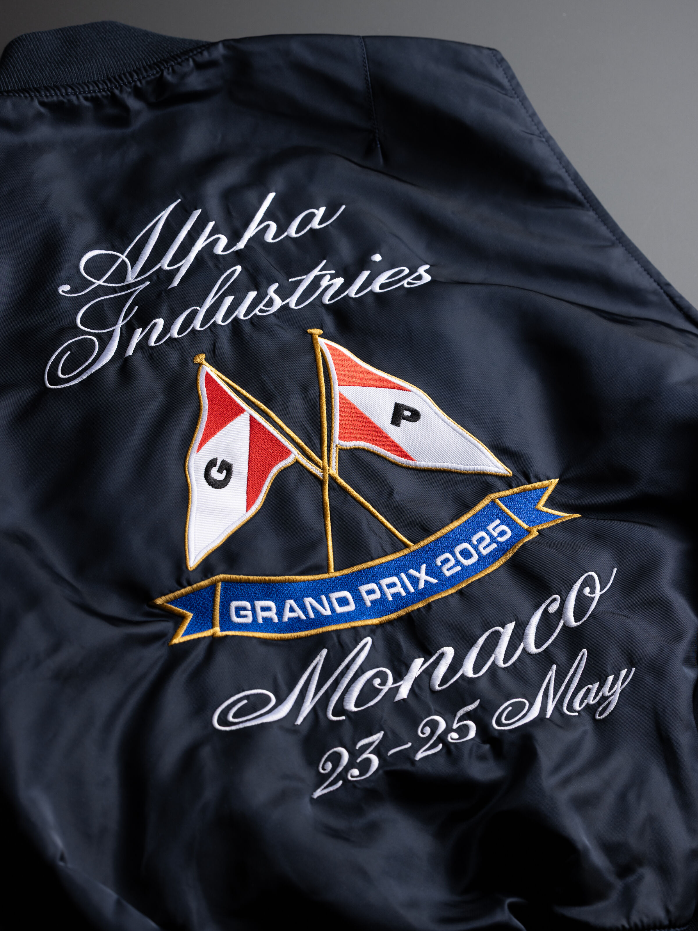Monaco Grand Prix Private Waters MA-1 Vest rep.blue 156163_07_3_detail_00003_181359