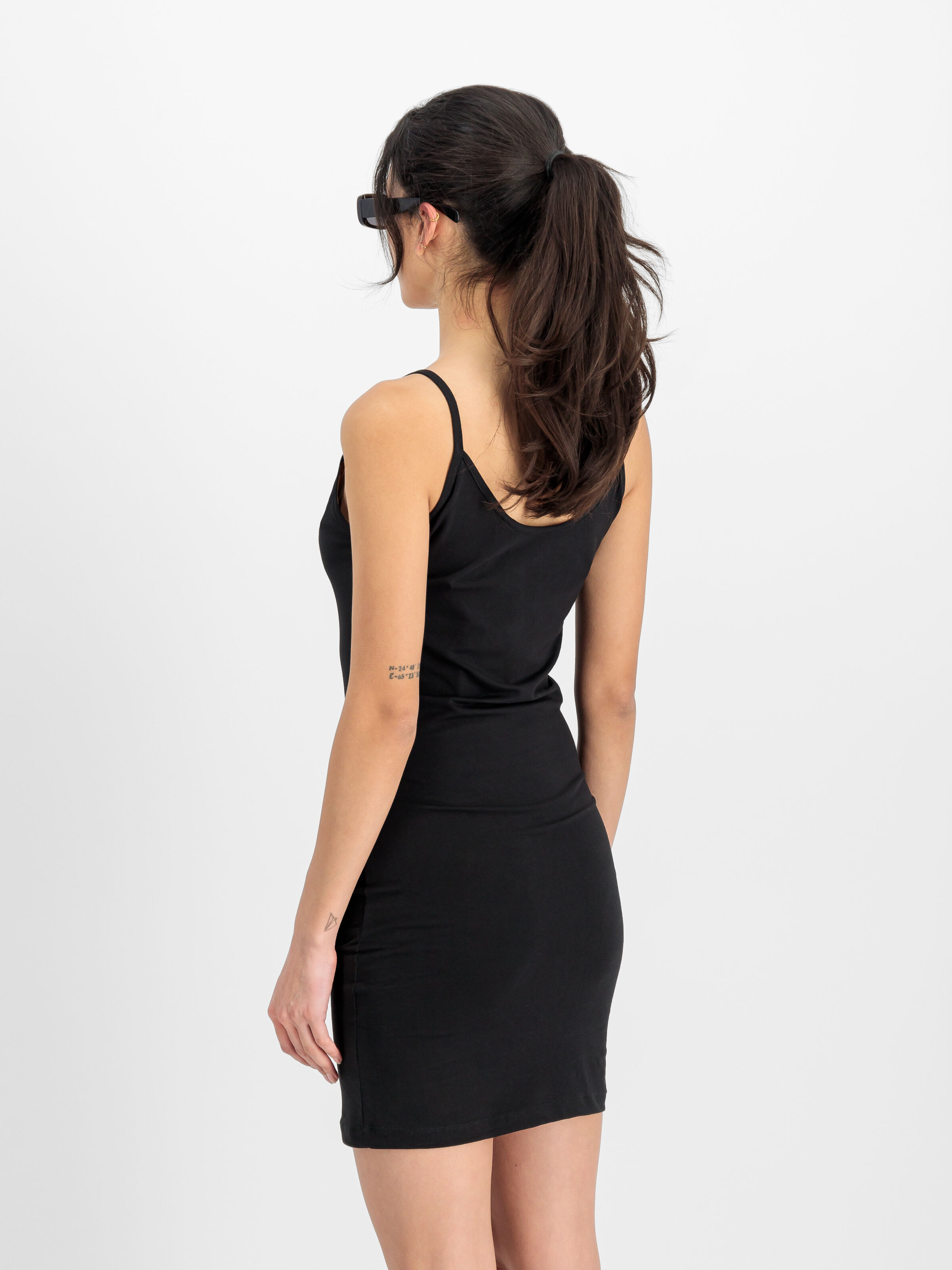 Basic Small Logo Dress Women black 116078_03_2_model_00003_154873