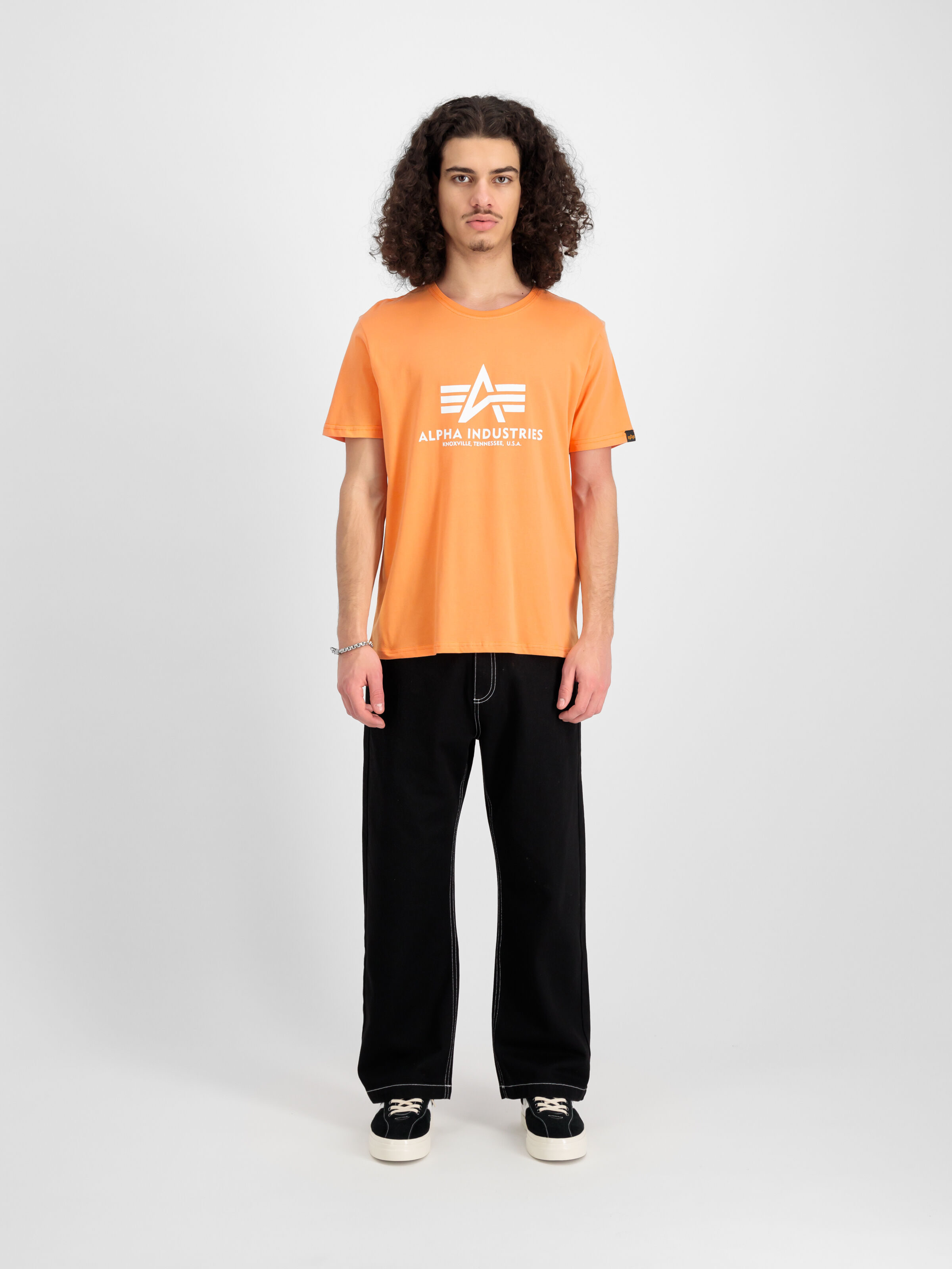 Basic Big Logo T-Shirt tangerine 100501_710_2_model__00001_118665