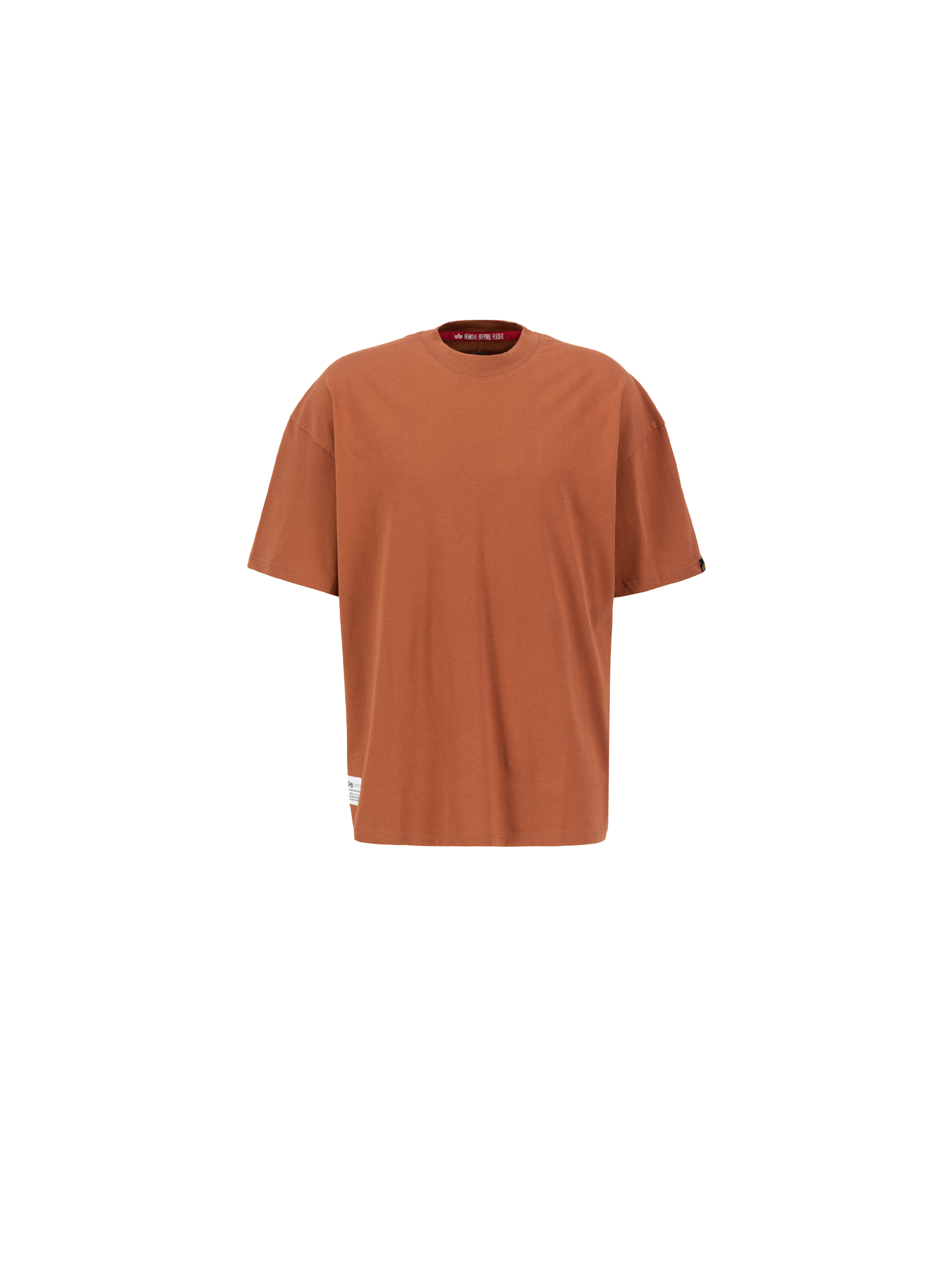 Logo Code Back Print T-Shirt hazel brown 146507_709_1_flatlay_00001_194078.png