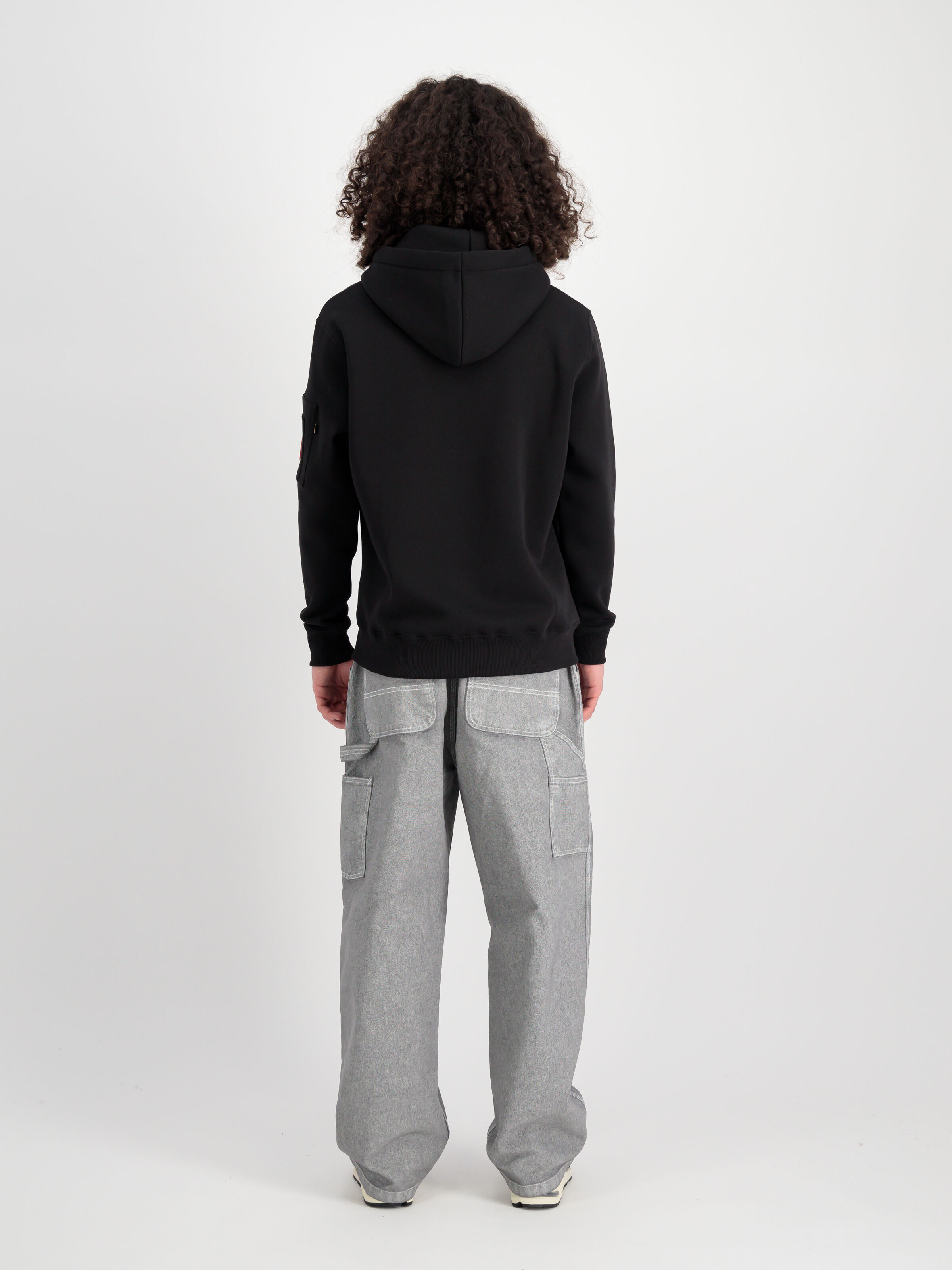 Alpha Puff Print Hoodie black 146338_03_2_model_00002_99663