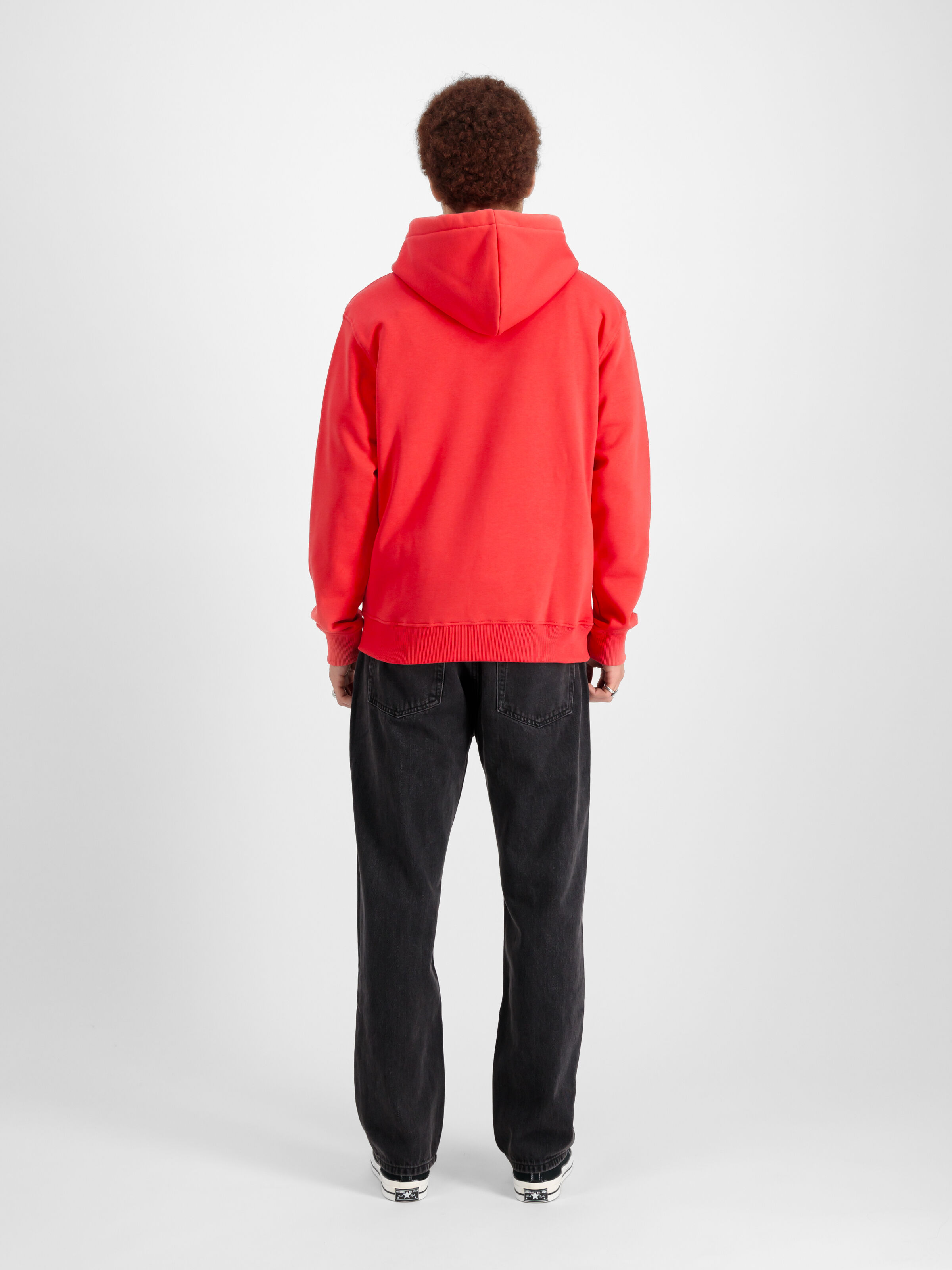 Basic Big Logo Hoodie radiant red 178312_711_2_model_00002_169406