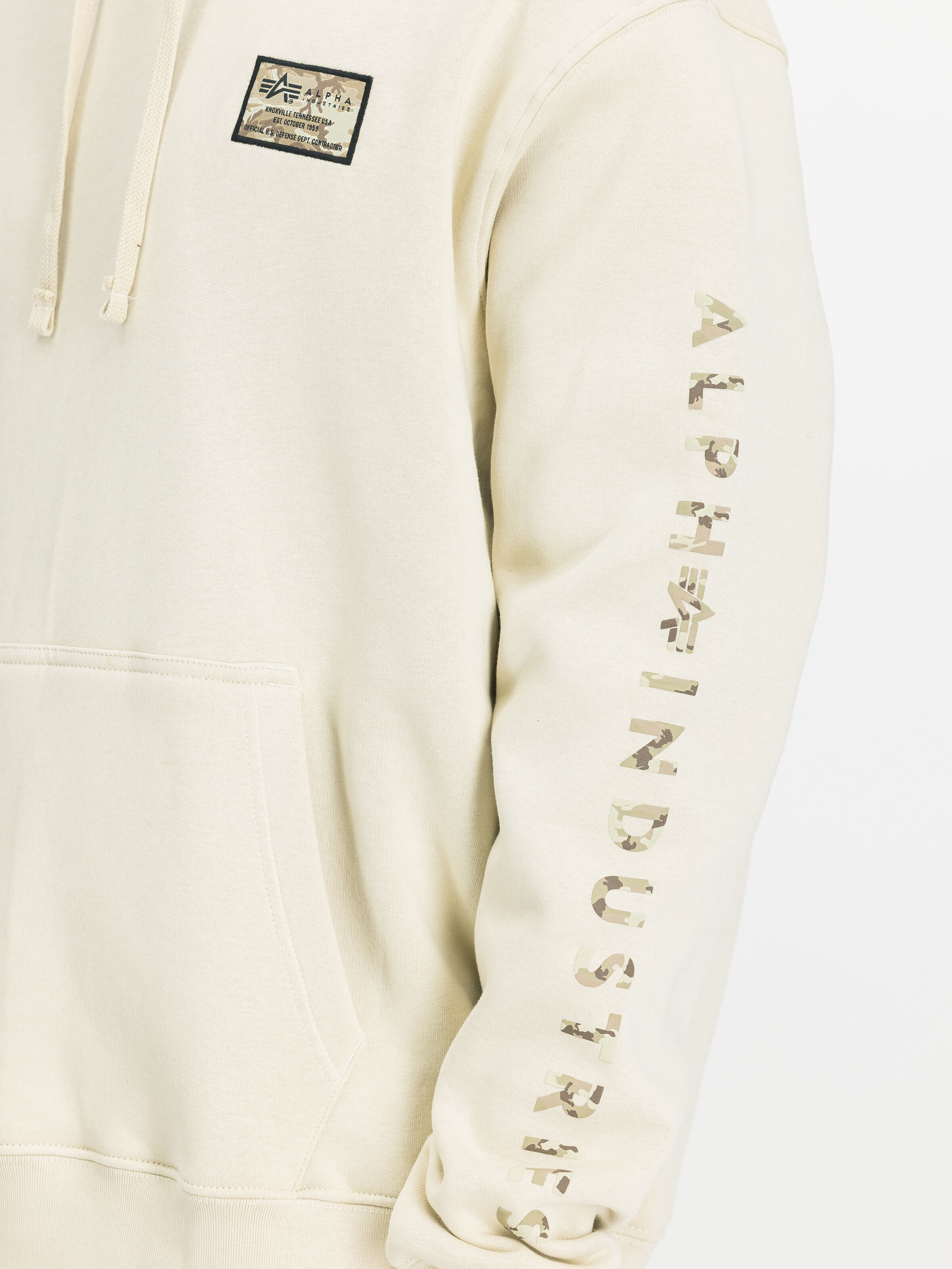 Camo Sleeve Hoodie vintage white 156340_300_3_detail_00001_147595