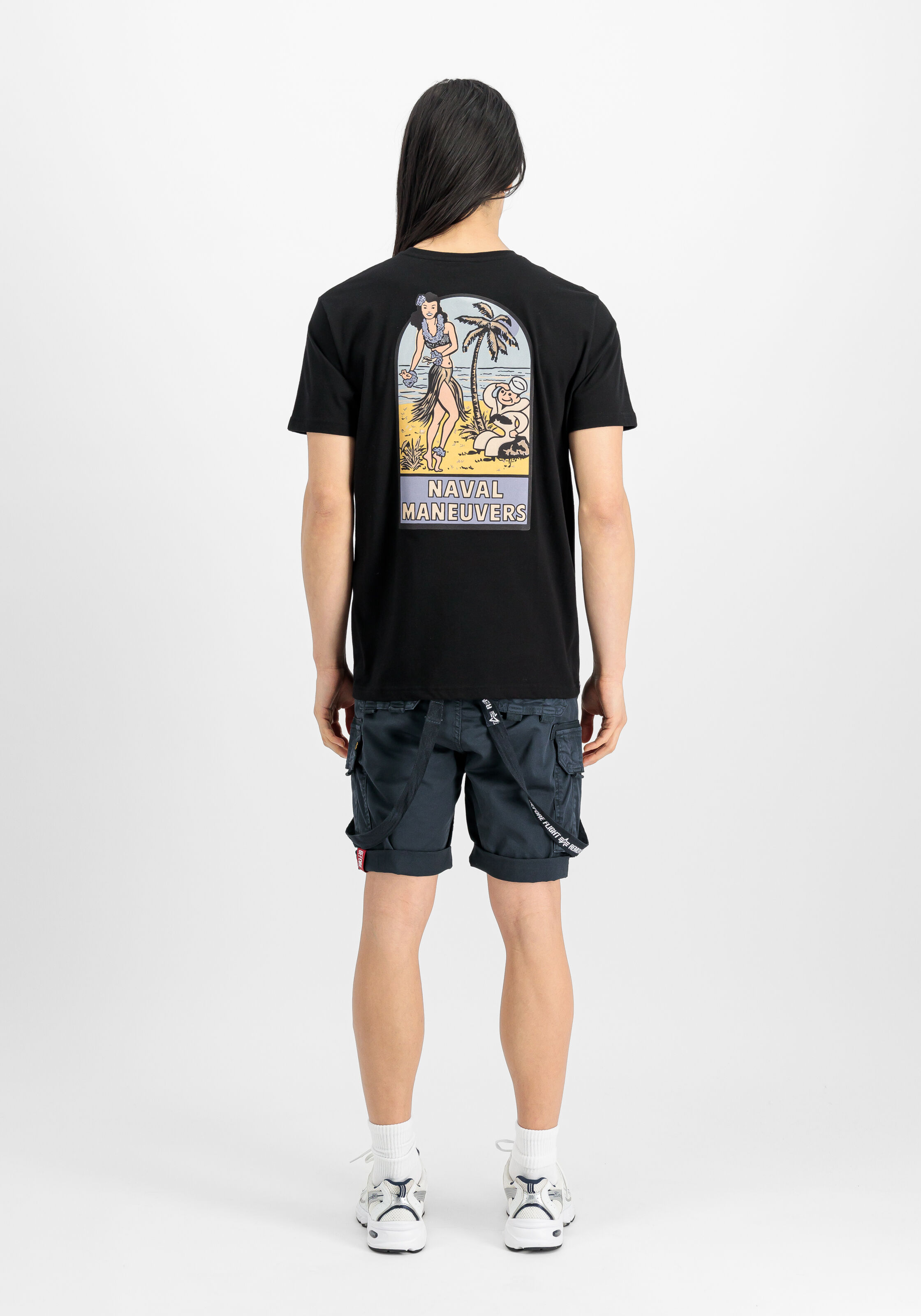 Naval Backprint T-Shirt black 156536_03_2_model_00002_147104