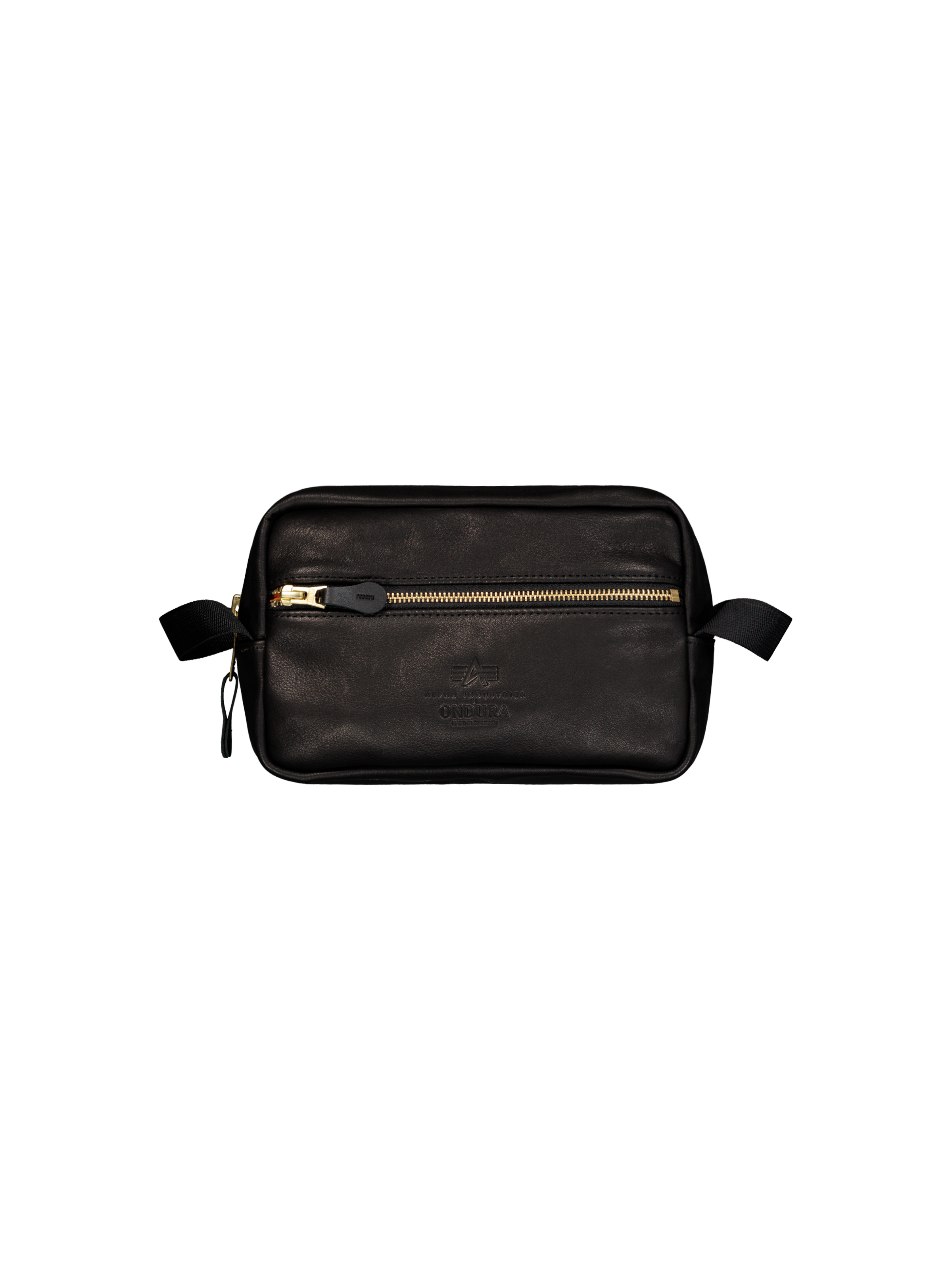 ALPHA x ONDURA Leather Dopp Kit black 768104_03_1_flatlay_00001_211273.png