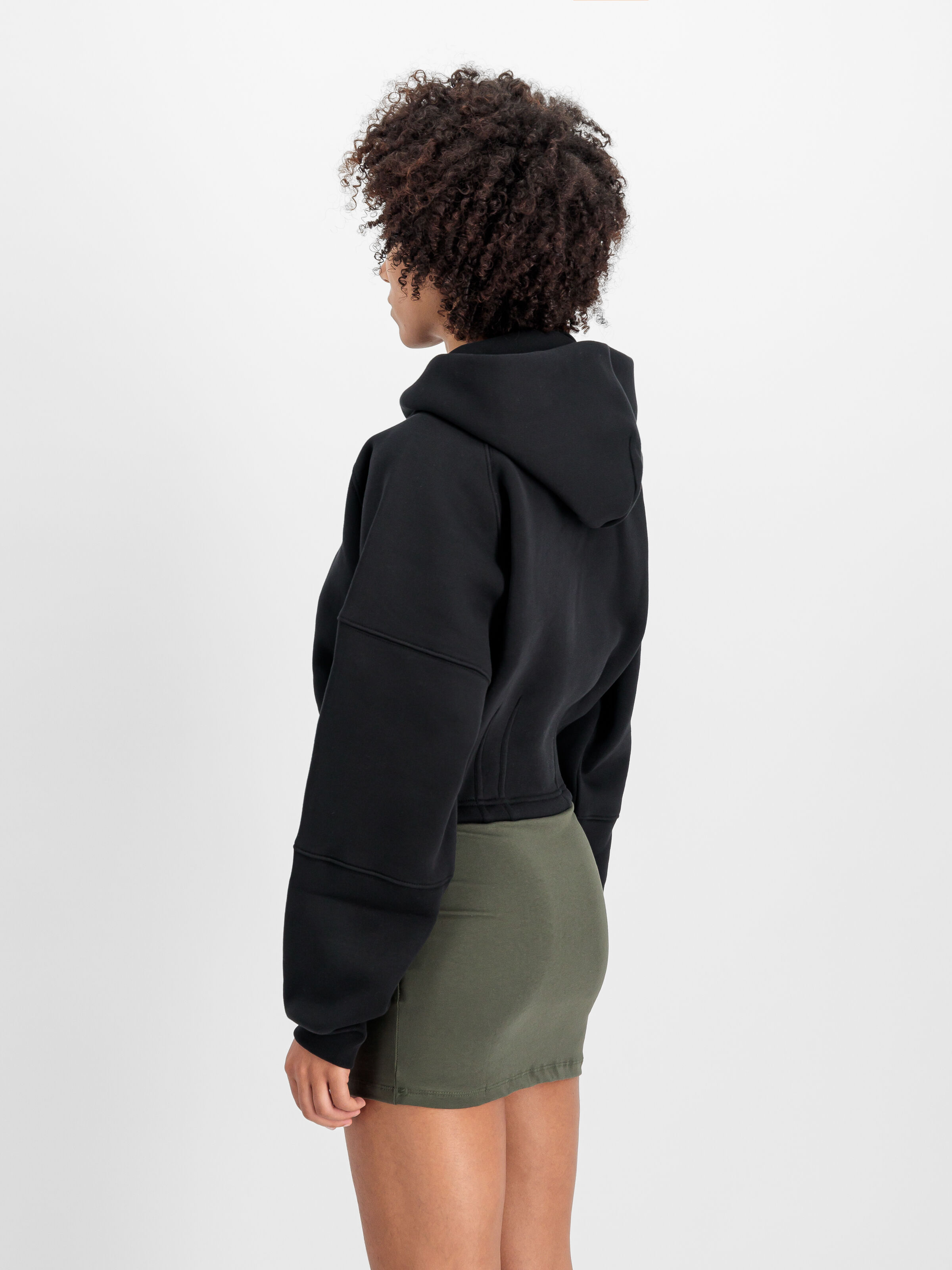 Waisted Hoodie Women black 148041_03_2_model_00004_106616