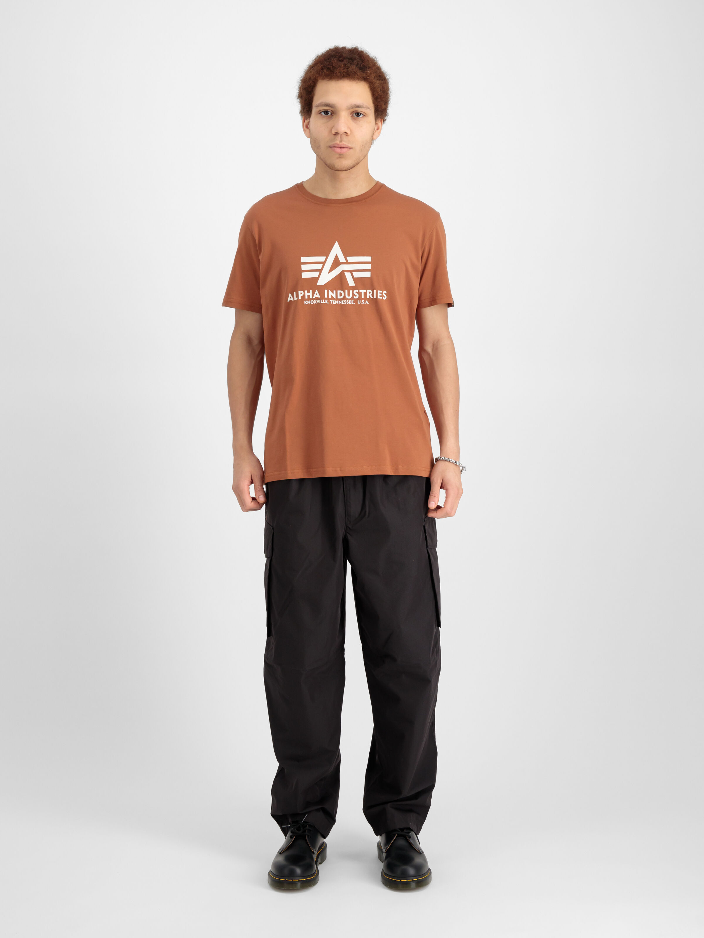 Basic Big Logo T-Shirt hazel brown 100501_709_2_model_00001_126616