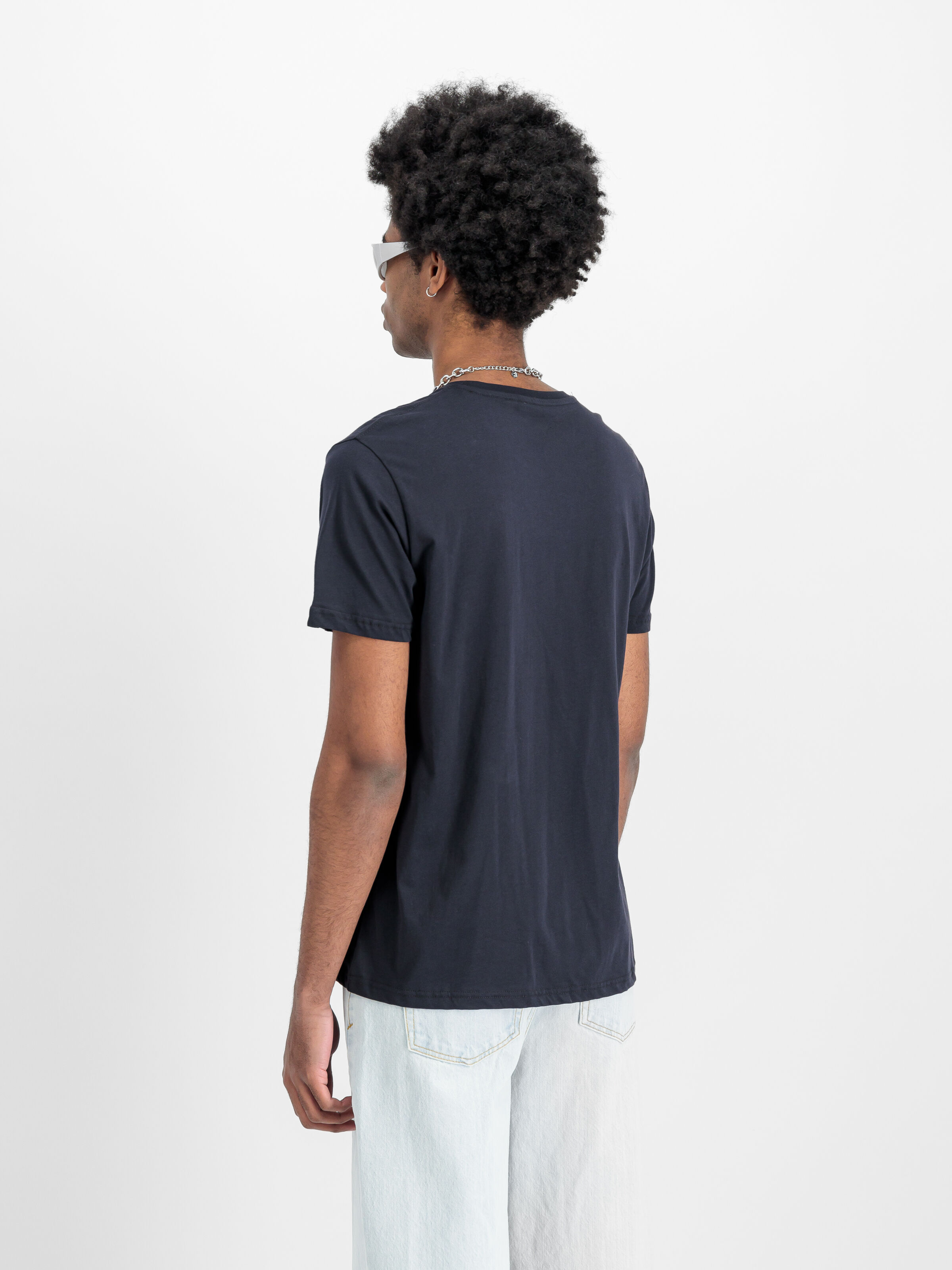 Basic Big Logo T-Shirt rep.blue 100501_07_2_model_00004_130474