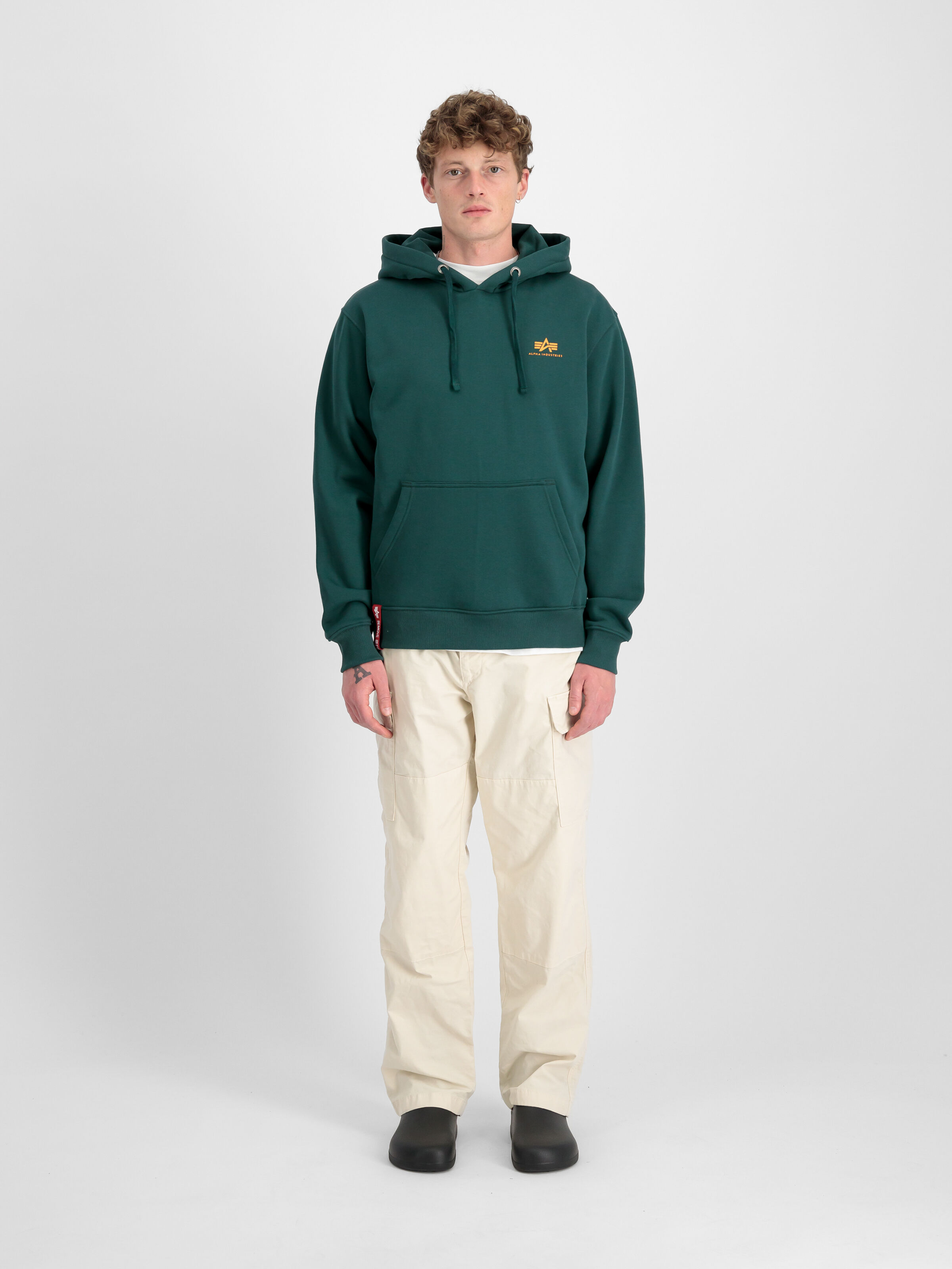 Basic Small Logo Hoodie Force Green 196318_720_2_model_00001_96966