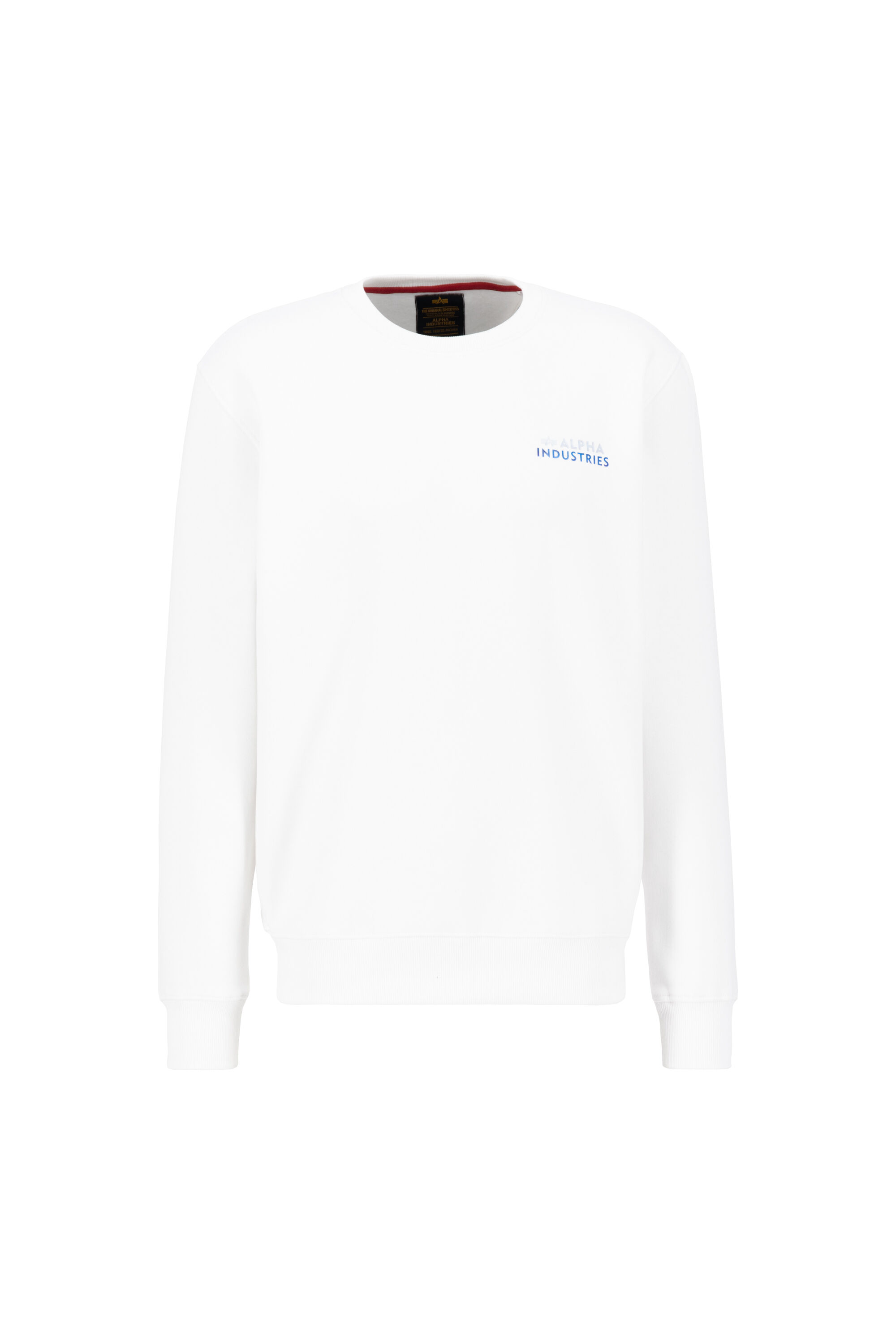 Holographic Small Logo Sweater white 146310_09_001_123098.jpg