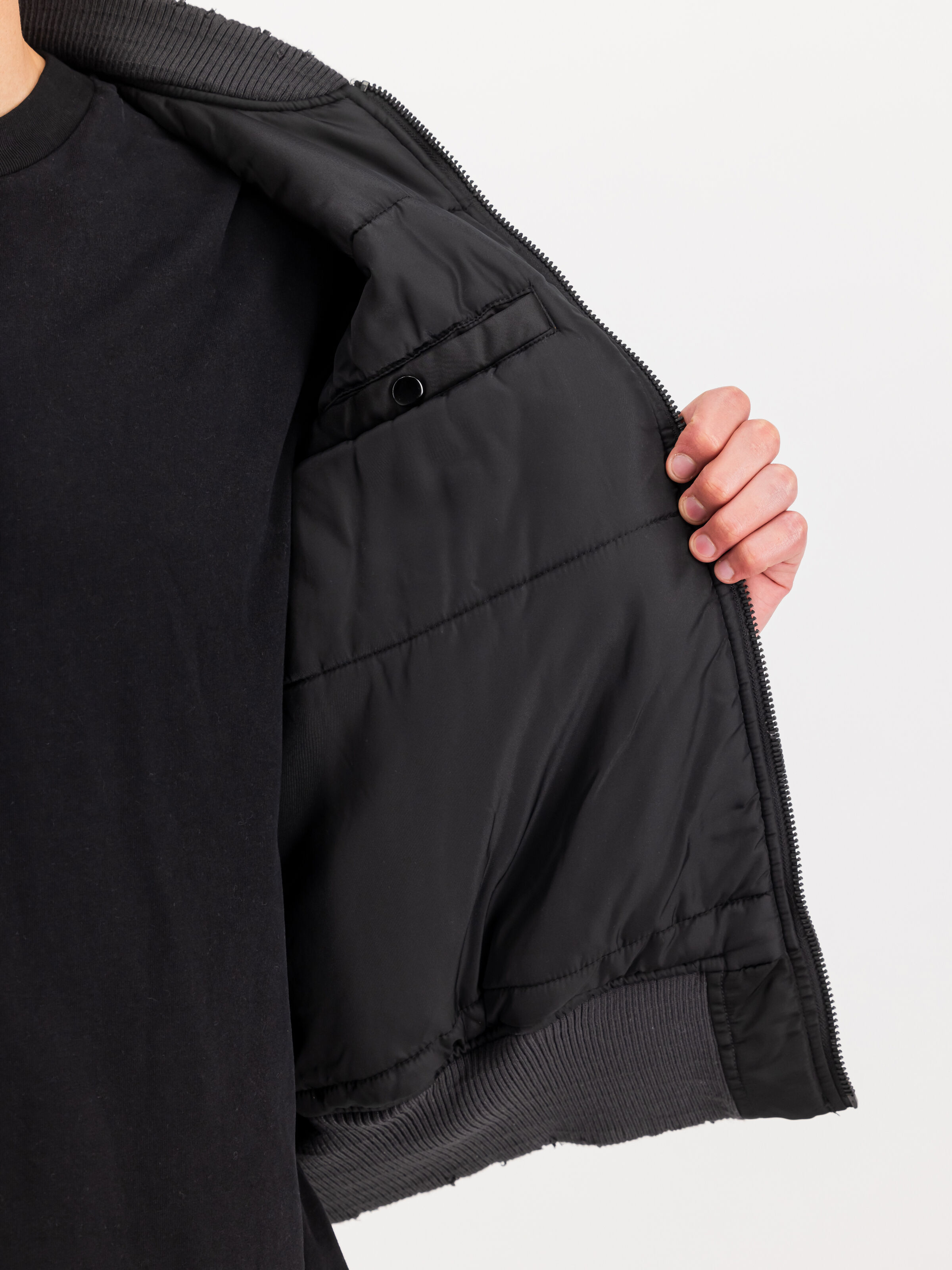 MA-1 Distressed Bomber Jacket black 258128_03_3_detail_00002_163844