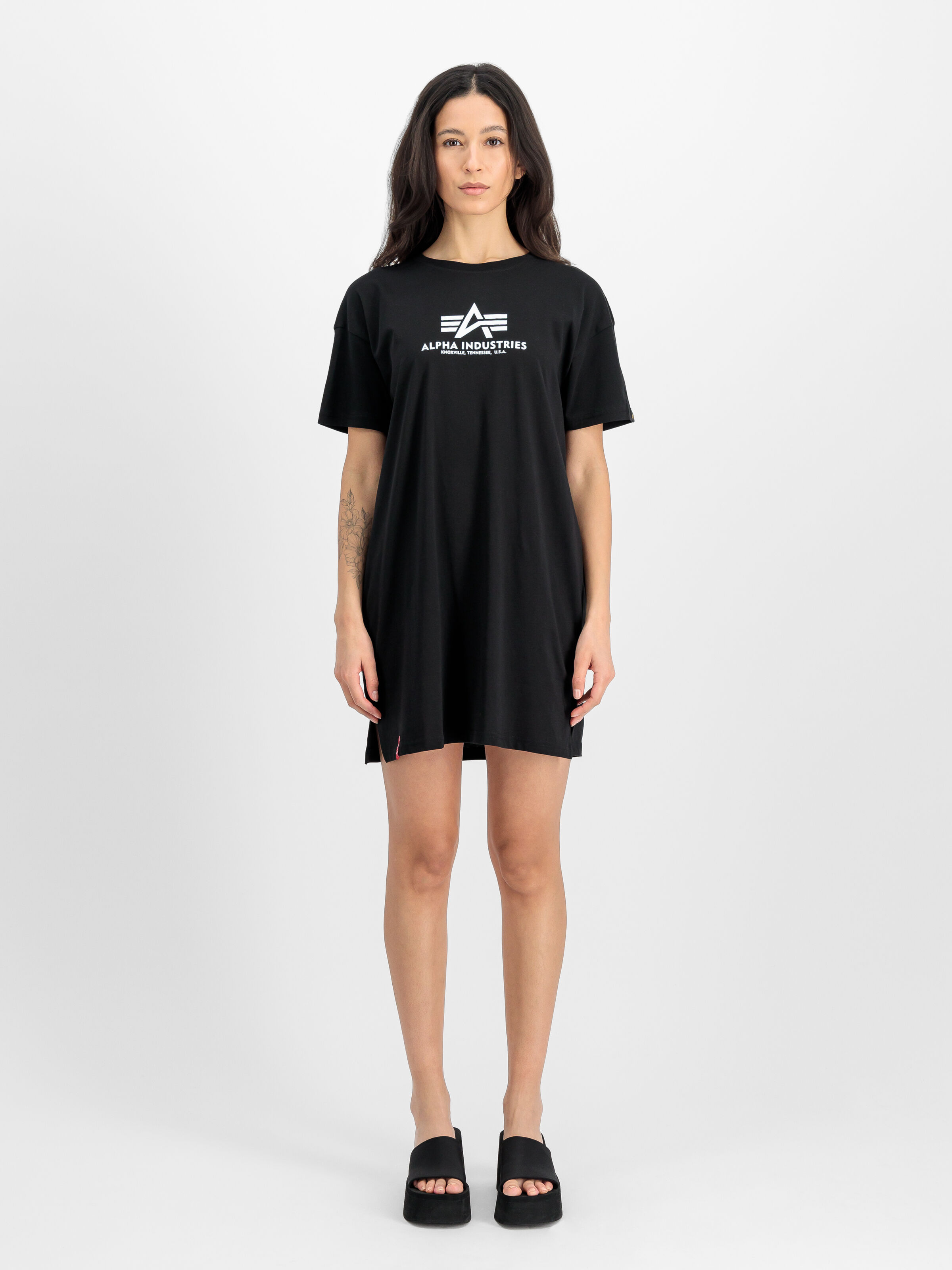 Basic Long T-Shirt Women black 116055_03_2_model_00001_154906