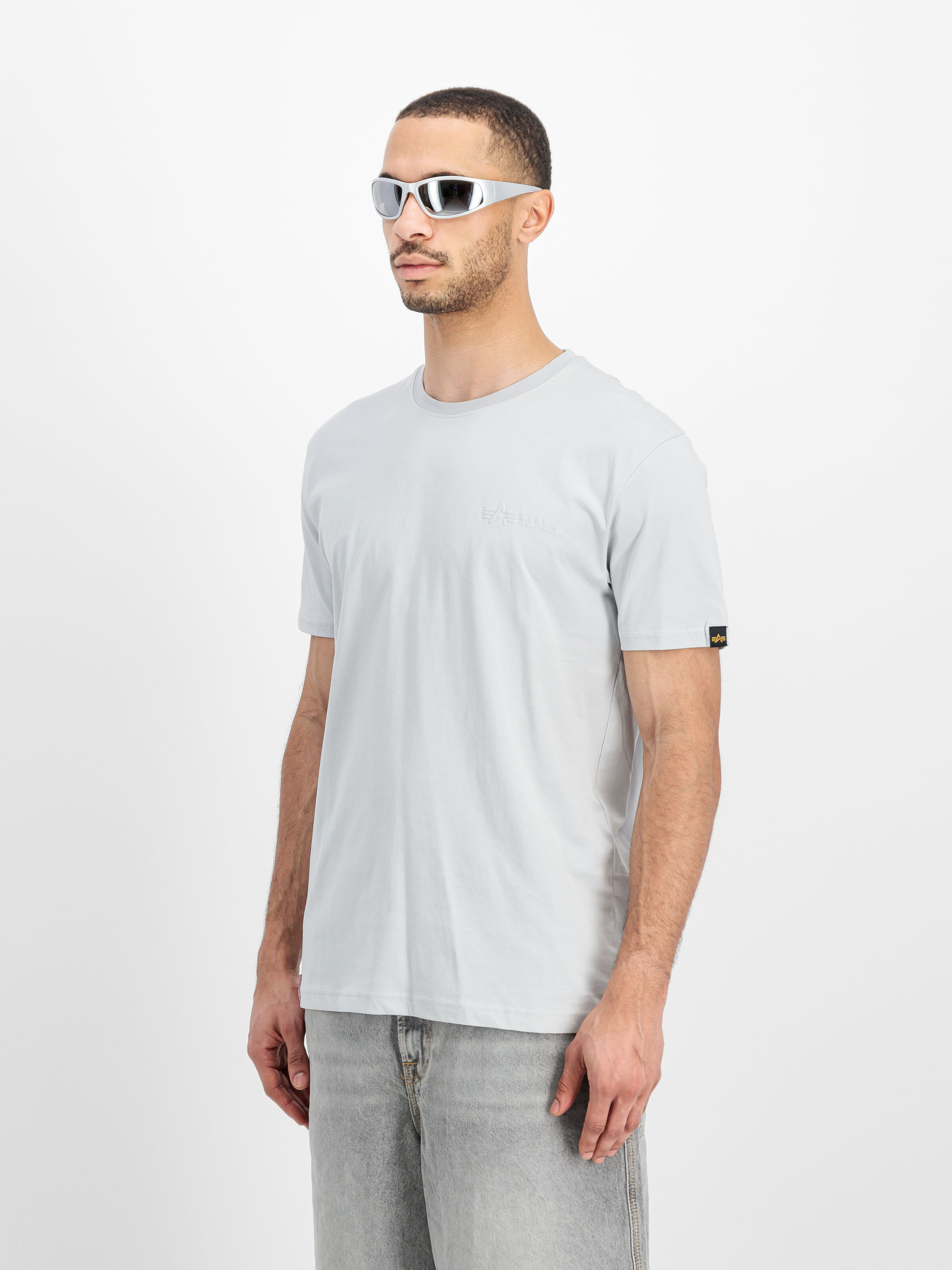 Air Force Pilot T-Shirt pastel grey 138505_666_2_model_00003_125899