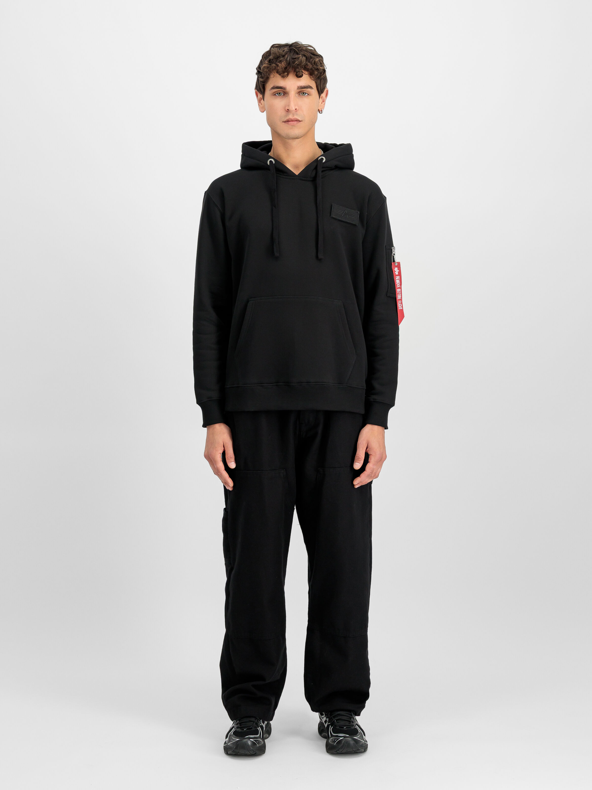 Red Stripe Hoodie black 178314_03_2_model_00001_189648