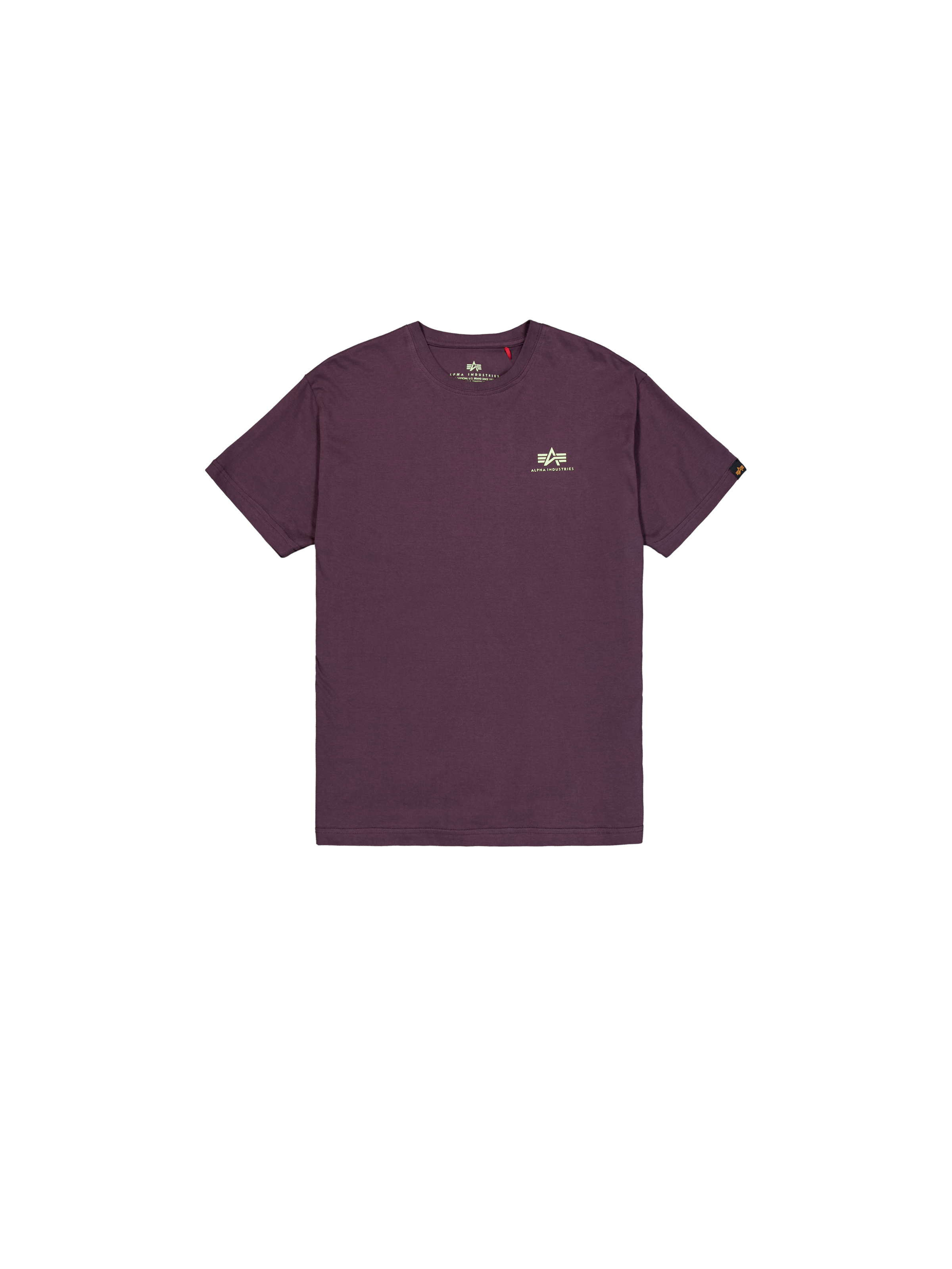Basic Small Logo T-Shirt Plum 188505_719_1_flatlay_00001_97237.png