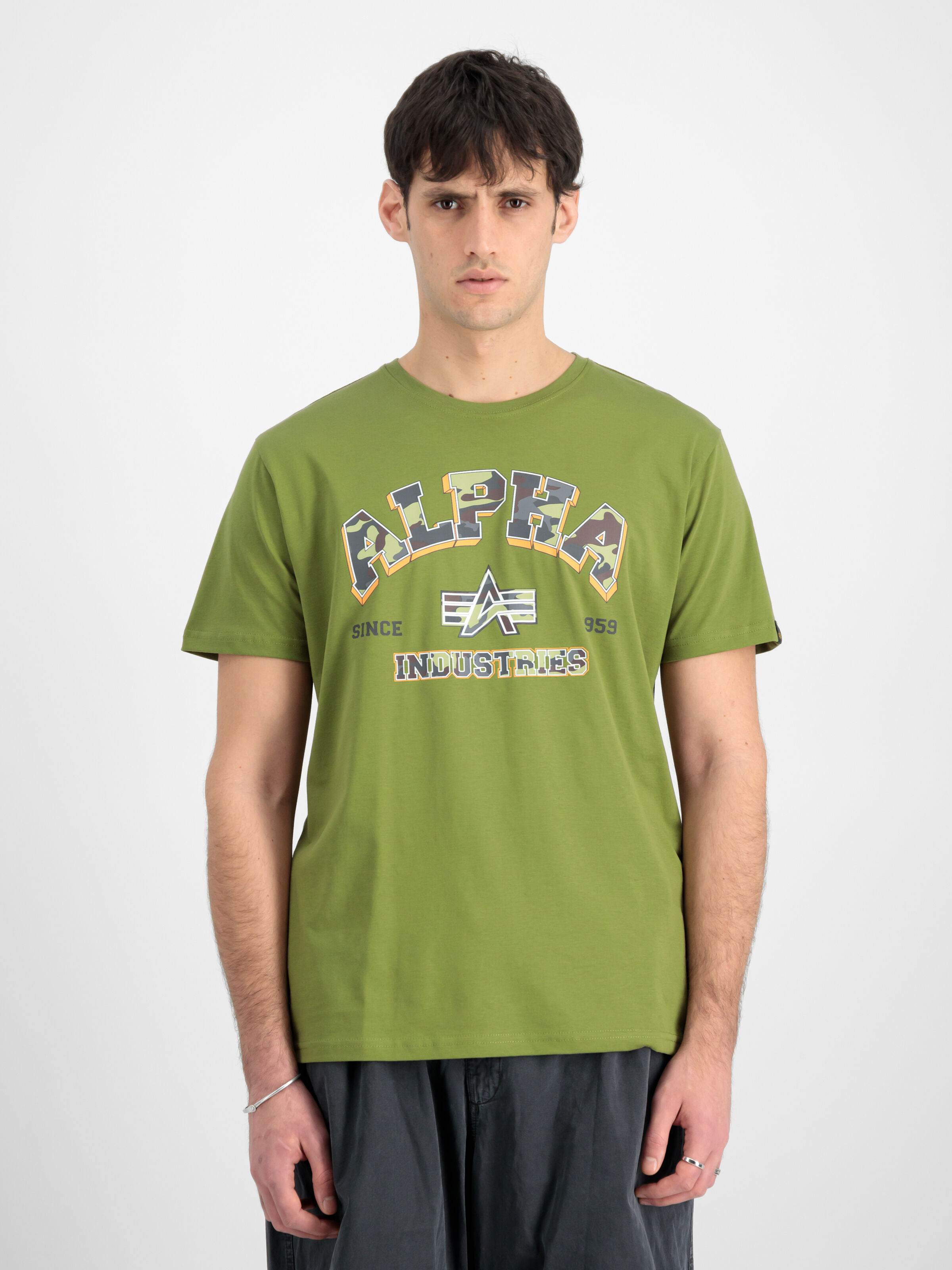 College Camo T-Shirt moss green 146511_714_00006_182411