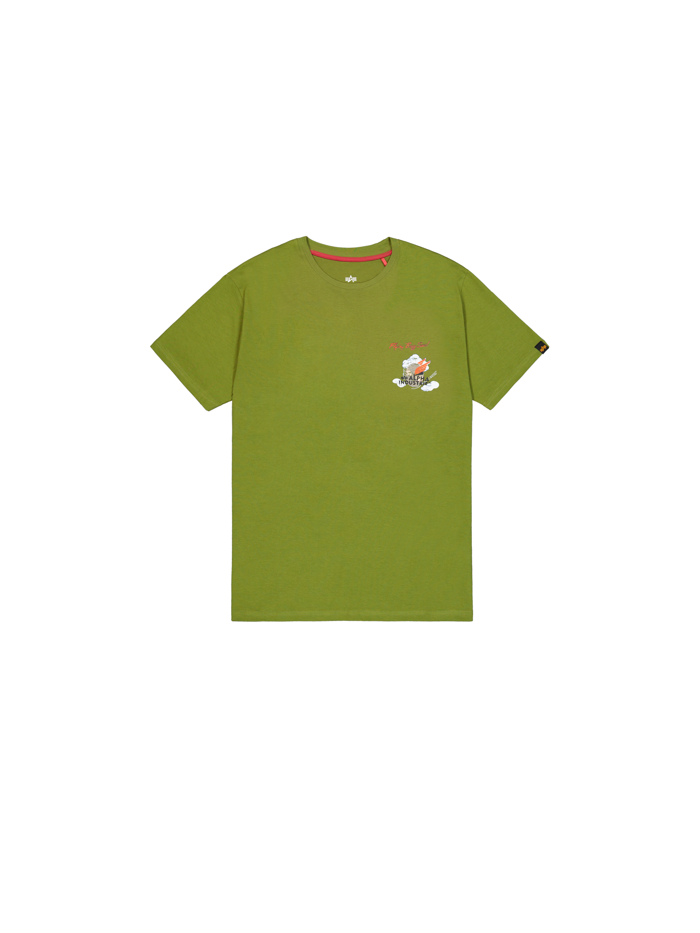 Flying Buzz Small Logo T-Shirt moss green 146516_714_1_flatlay_00001_223118.png