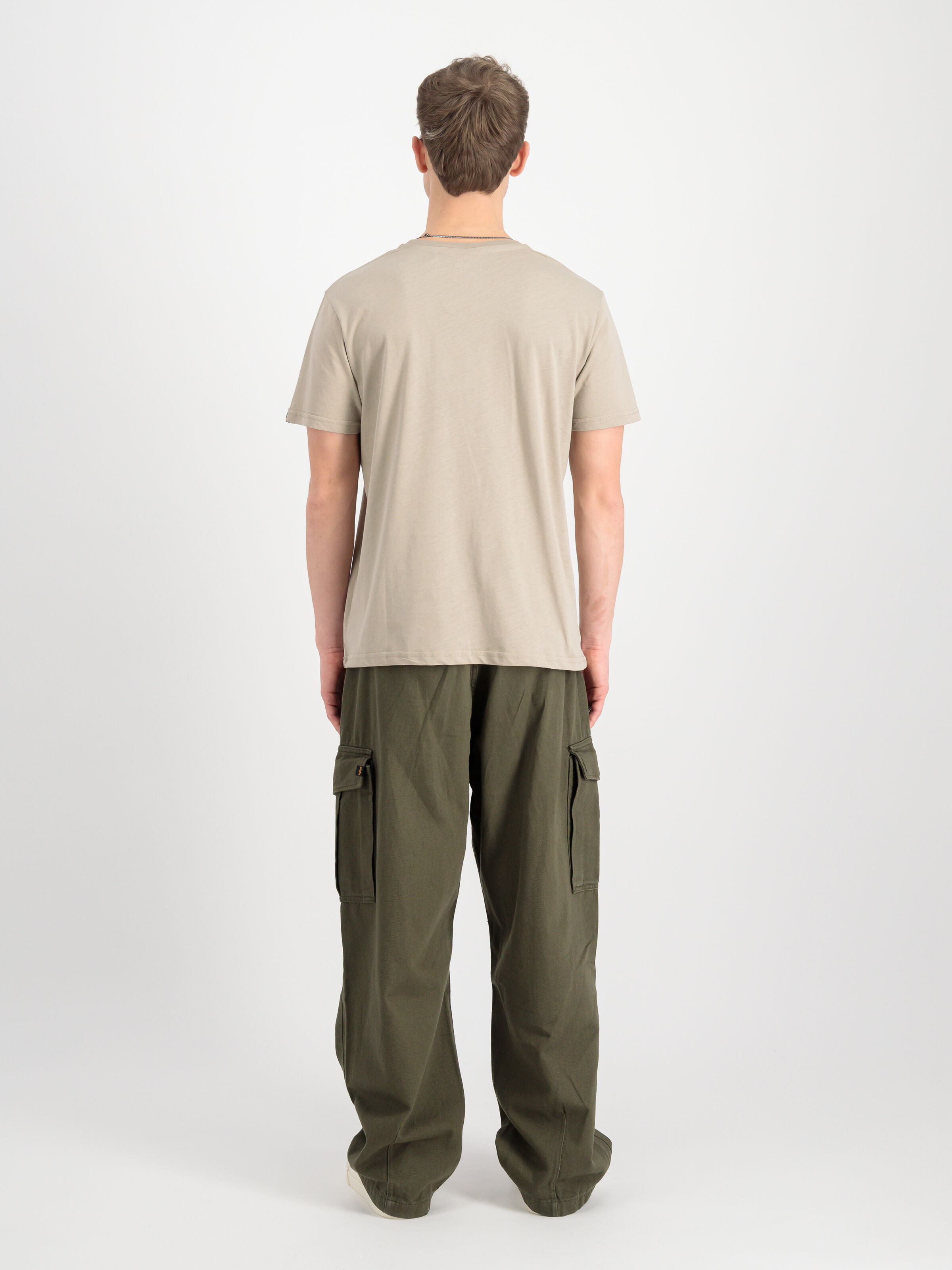 Alpha Puff Print T-Shirt vintage sand 146509_679_2_model_00002_118680