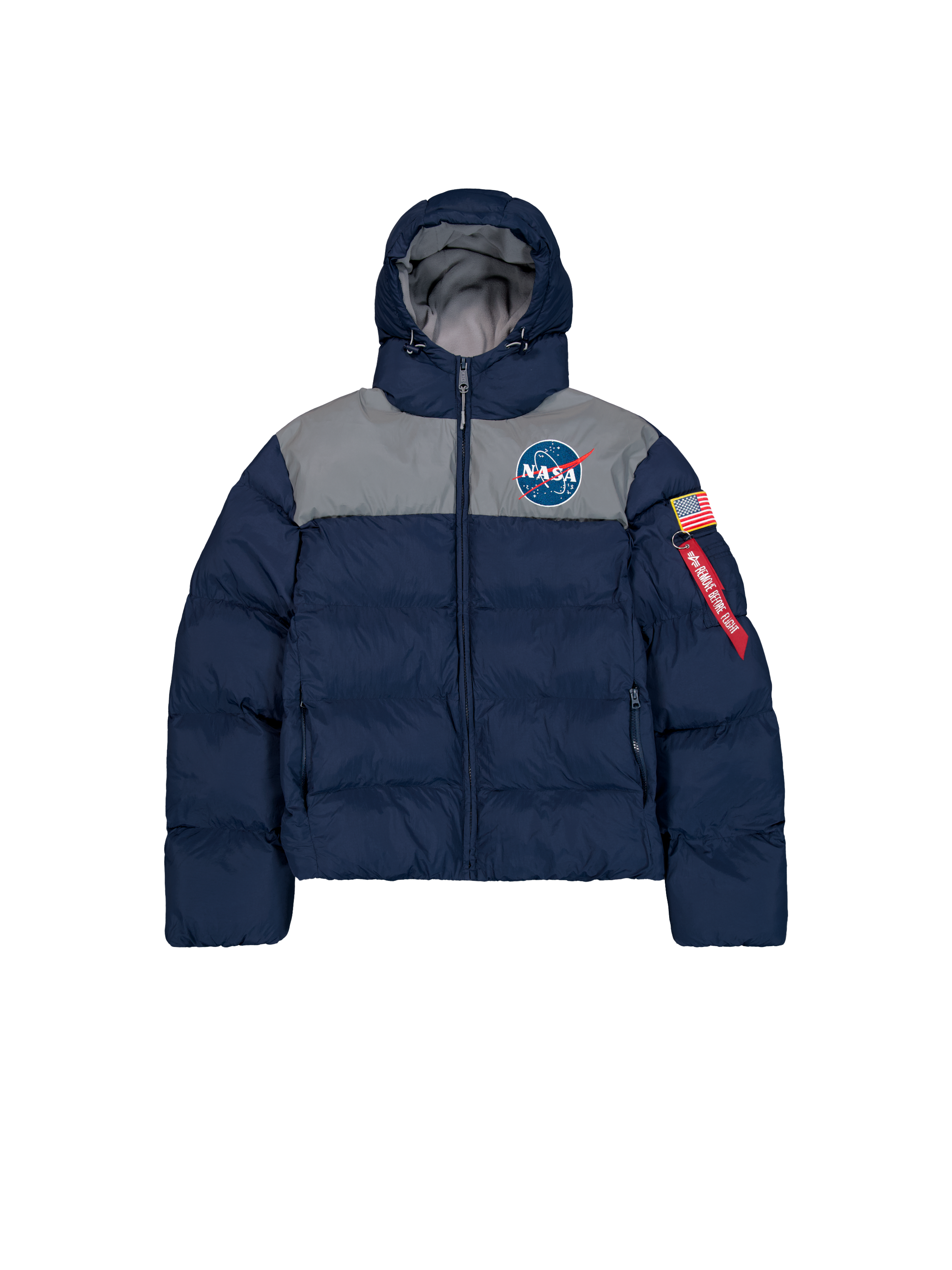 NASA Holographic Print Winter Jacket NASA Holographic Print Winter Jacket