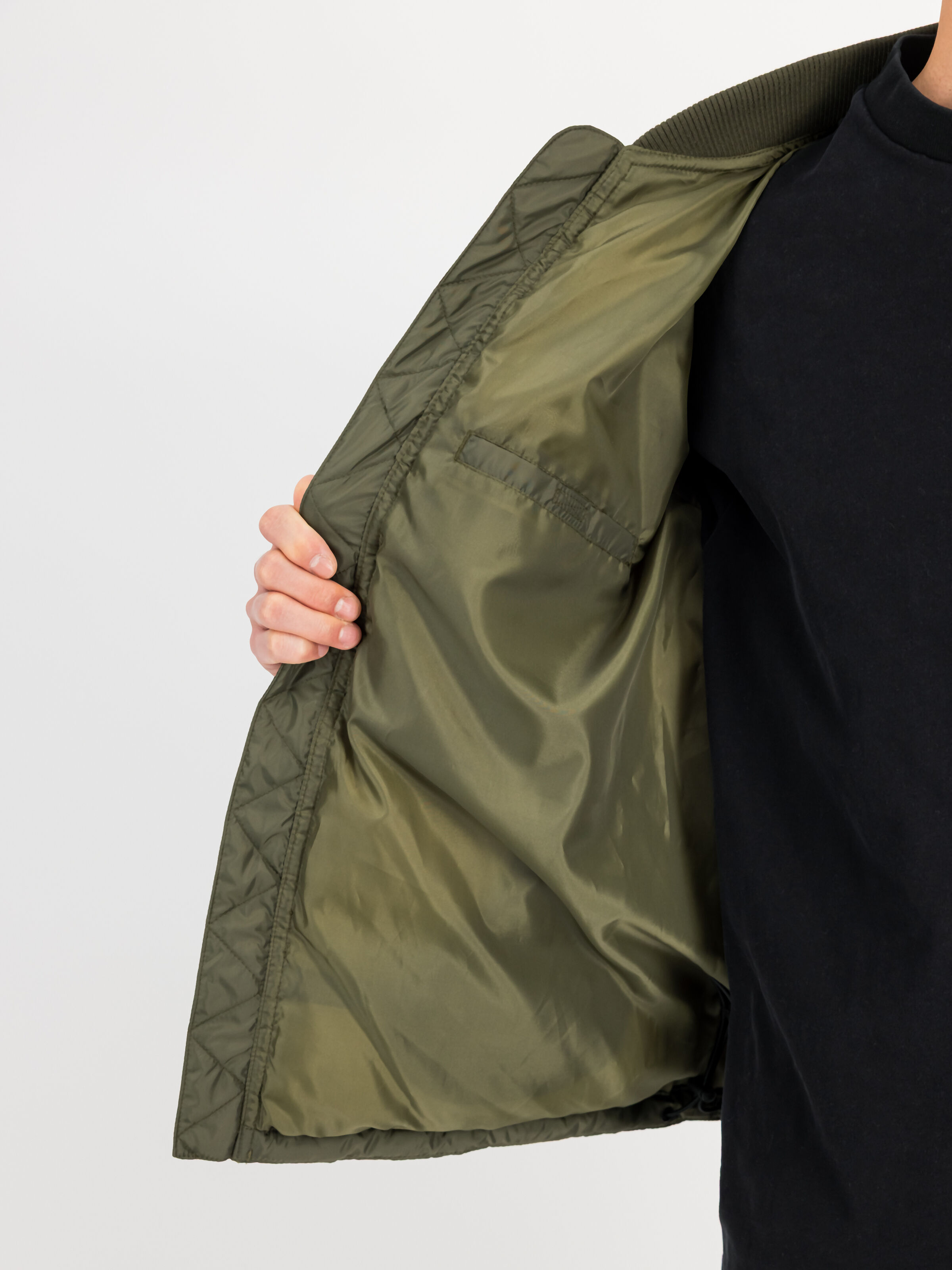 MA-1 Puffer Back Embroidery Logo Winter Jacket dark olive 268137_142_3_detail_00001_244327