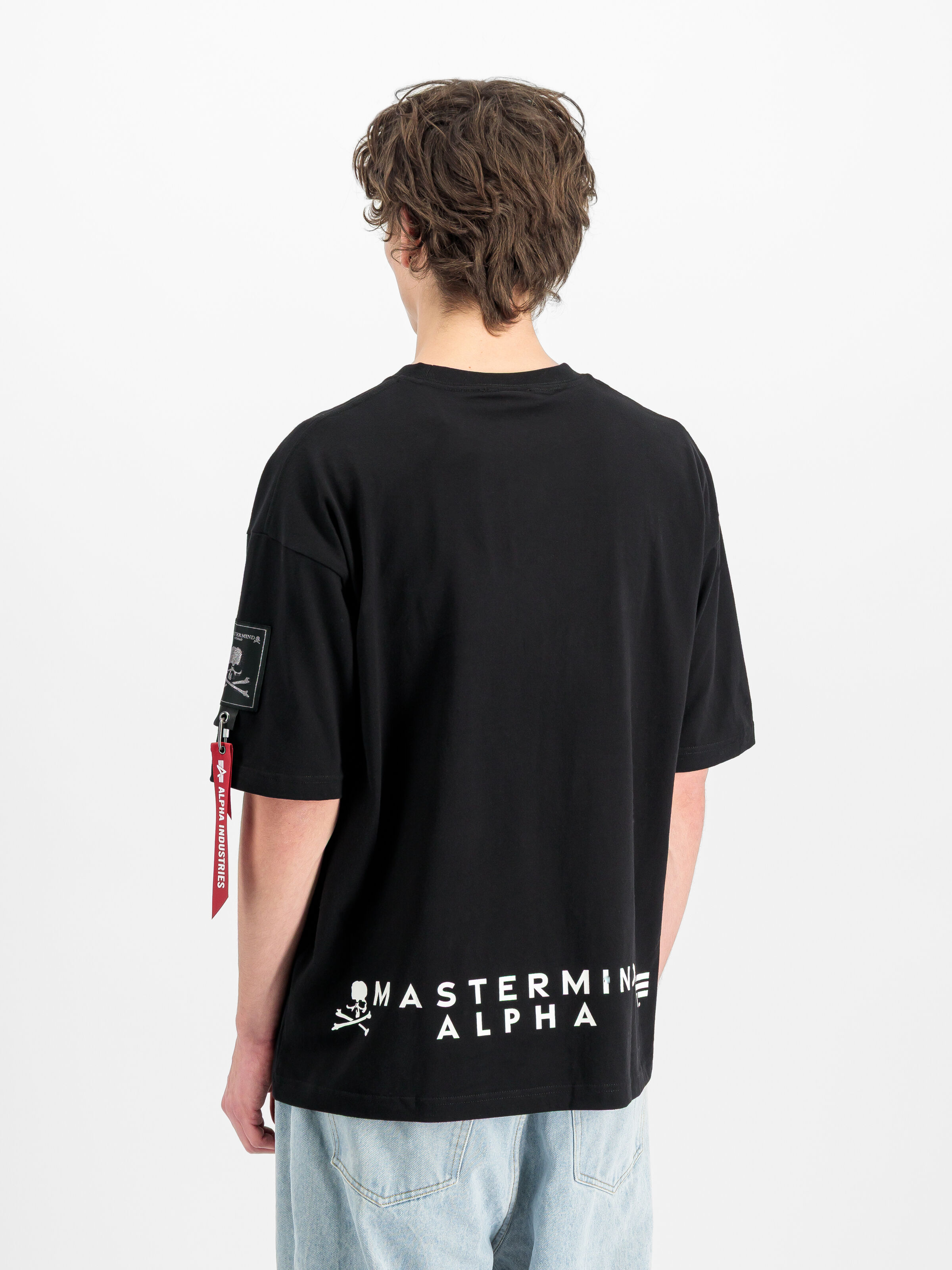 ALPHA x MASTERMIND Graphic Logo T-Shirt black 258021_03_2_model_00003_215784
