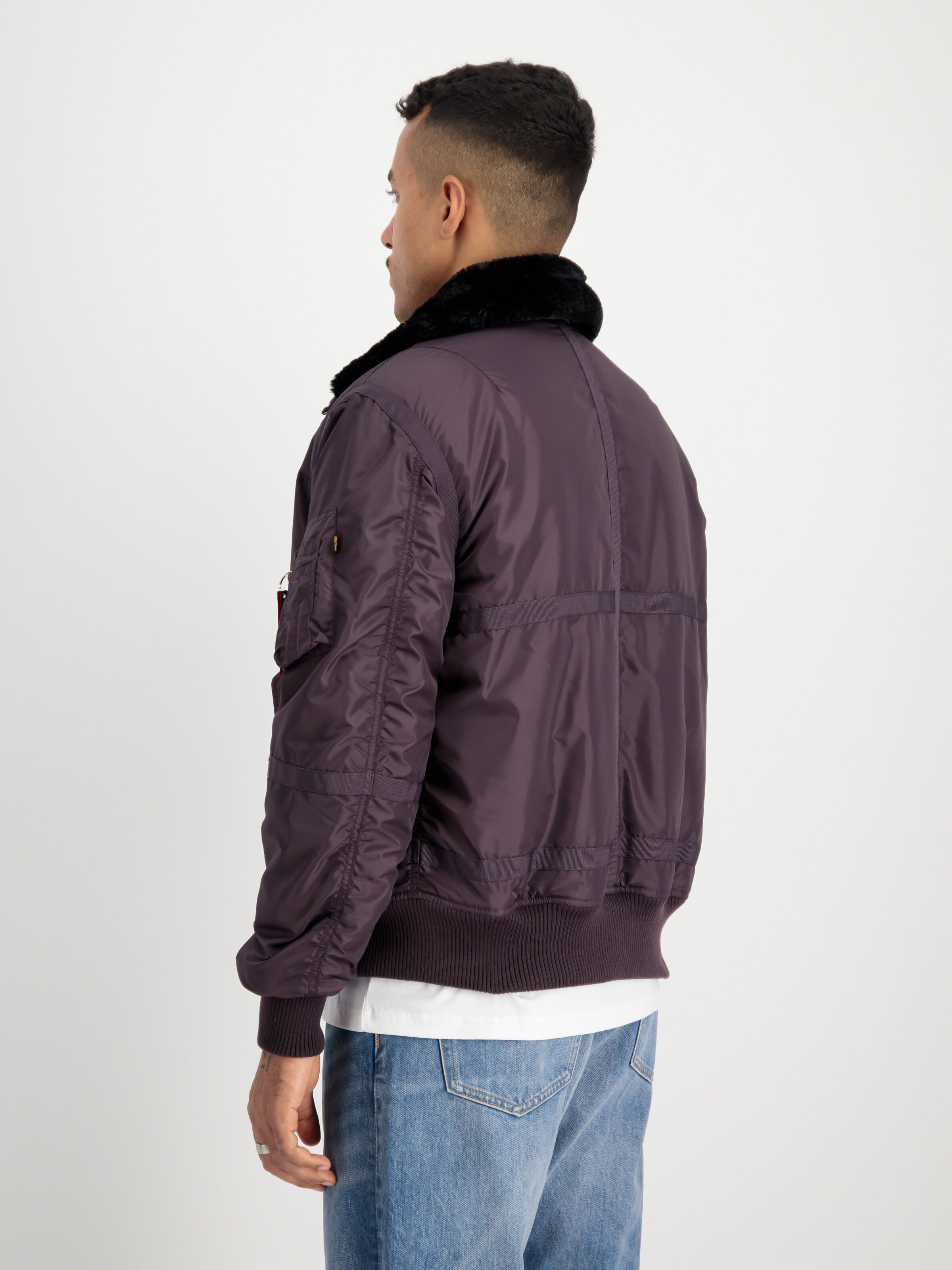 B-15 III TT Two Tone Bomber Jacket Plum 198122_719_2_model_00004_115947