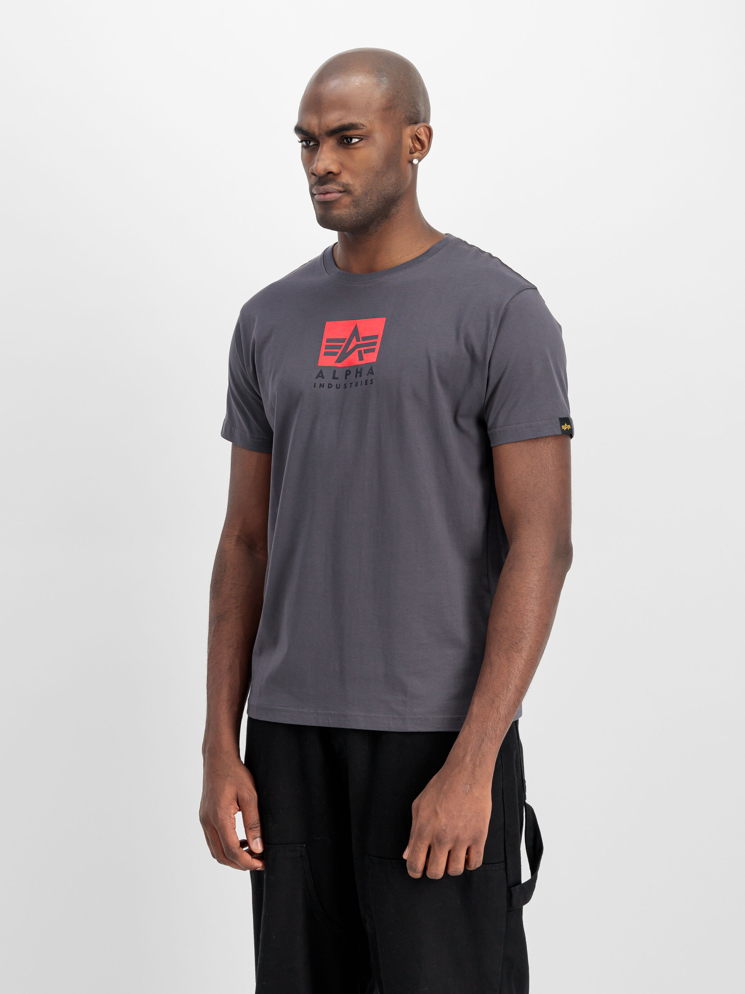 Satin Logo T-Shirt vintage grey 148513_684_2_model_00002_160453