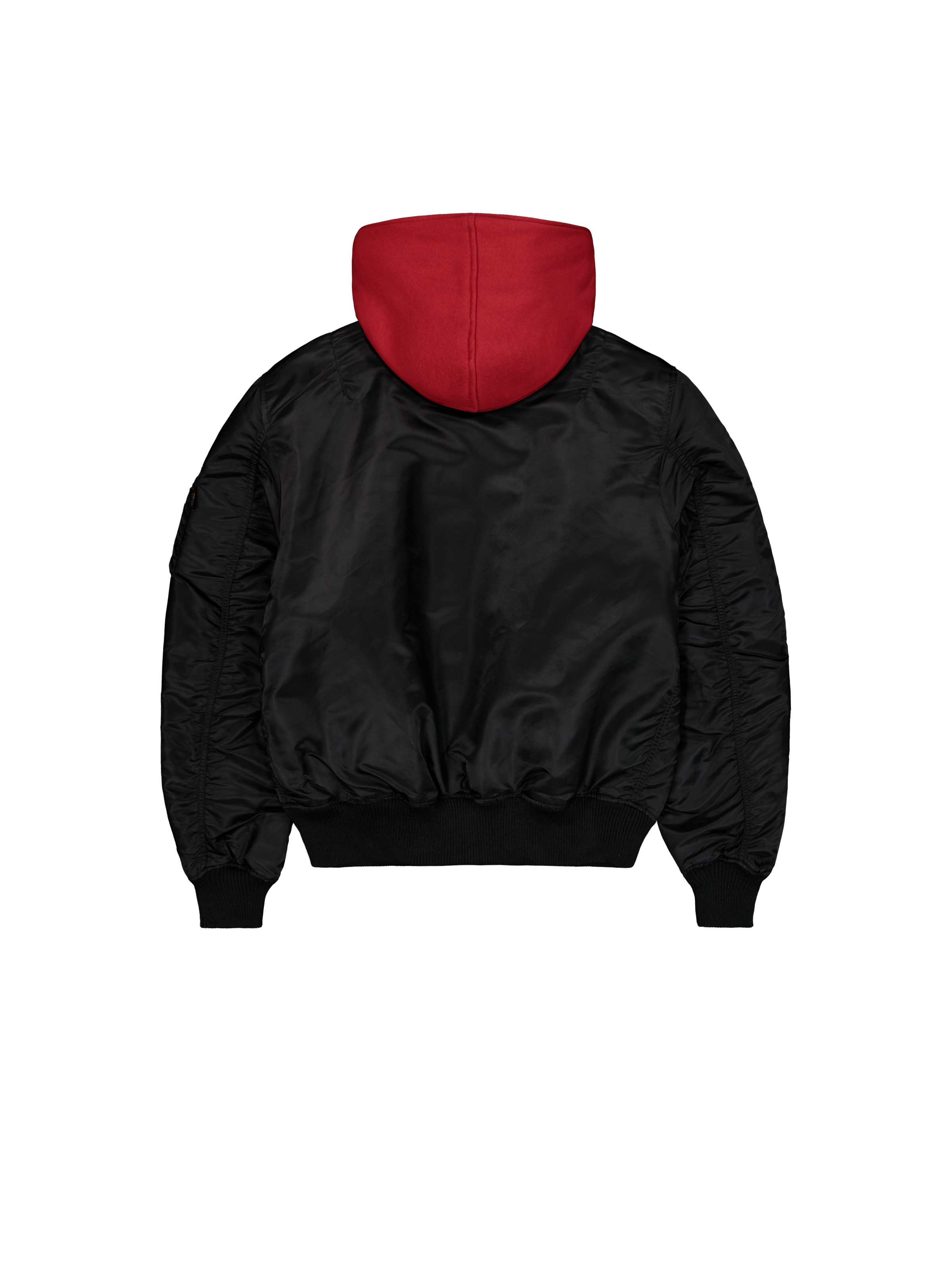 MA-1 D-Tec Sleeve Embroidery Bomber Jacket black/red 133104_94_1_flatlay_00002_186519