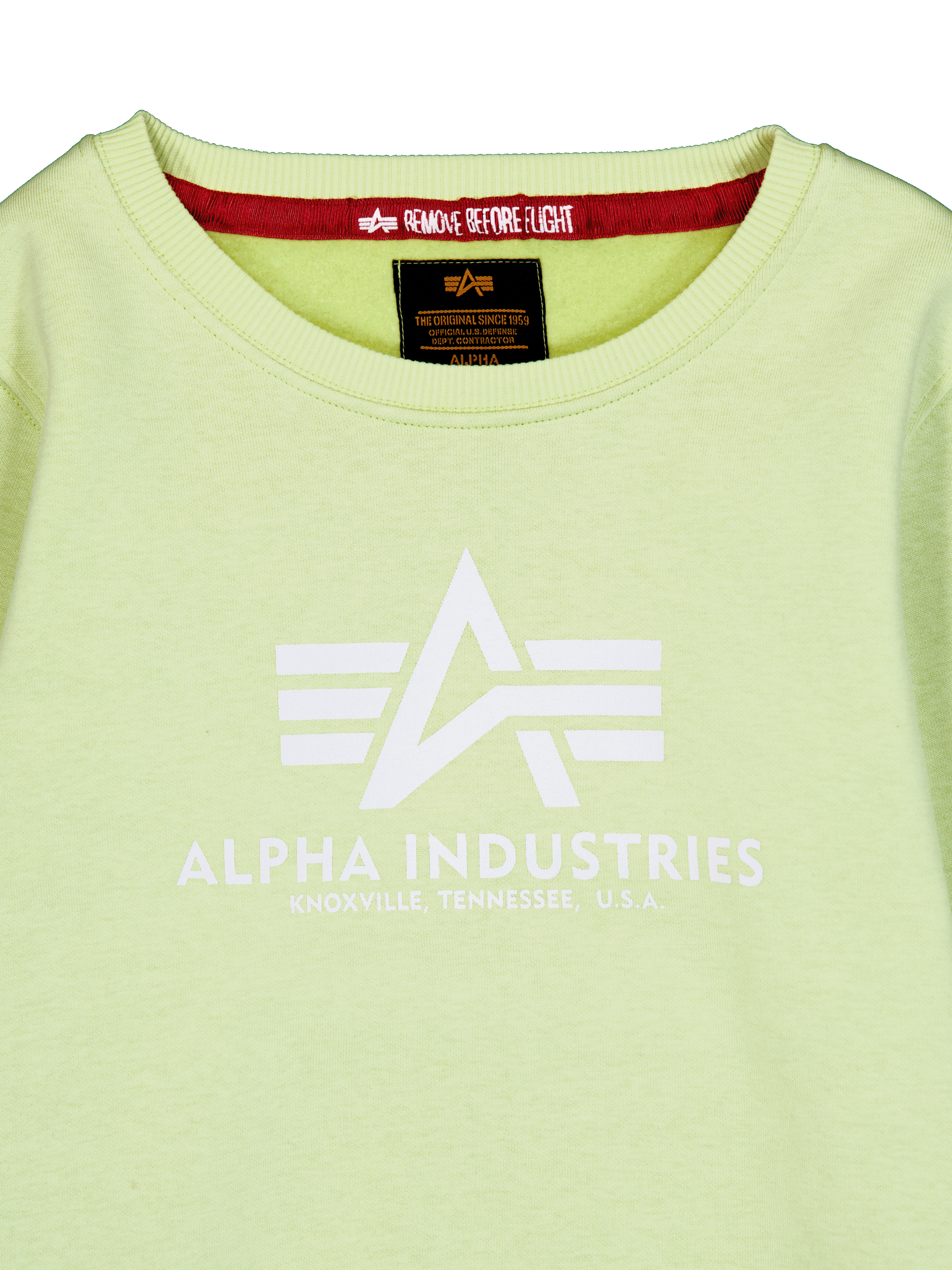 Basic Big Logo Sweatshirt Kids Arctic Lime 198703_722_3_detail_00001_102611