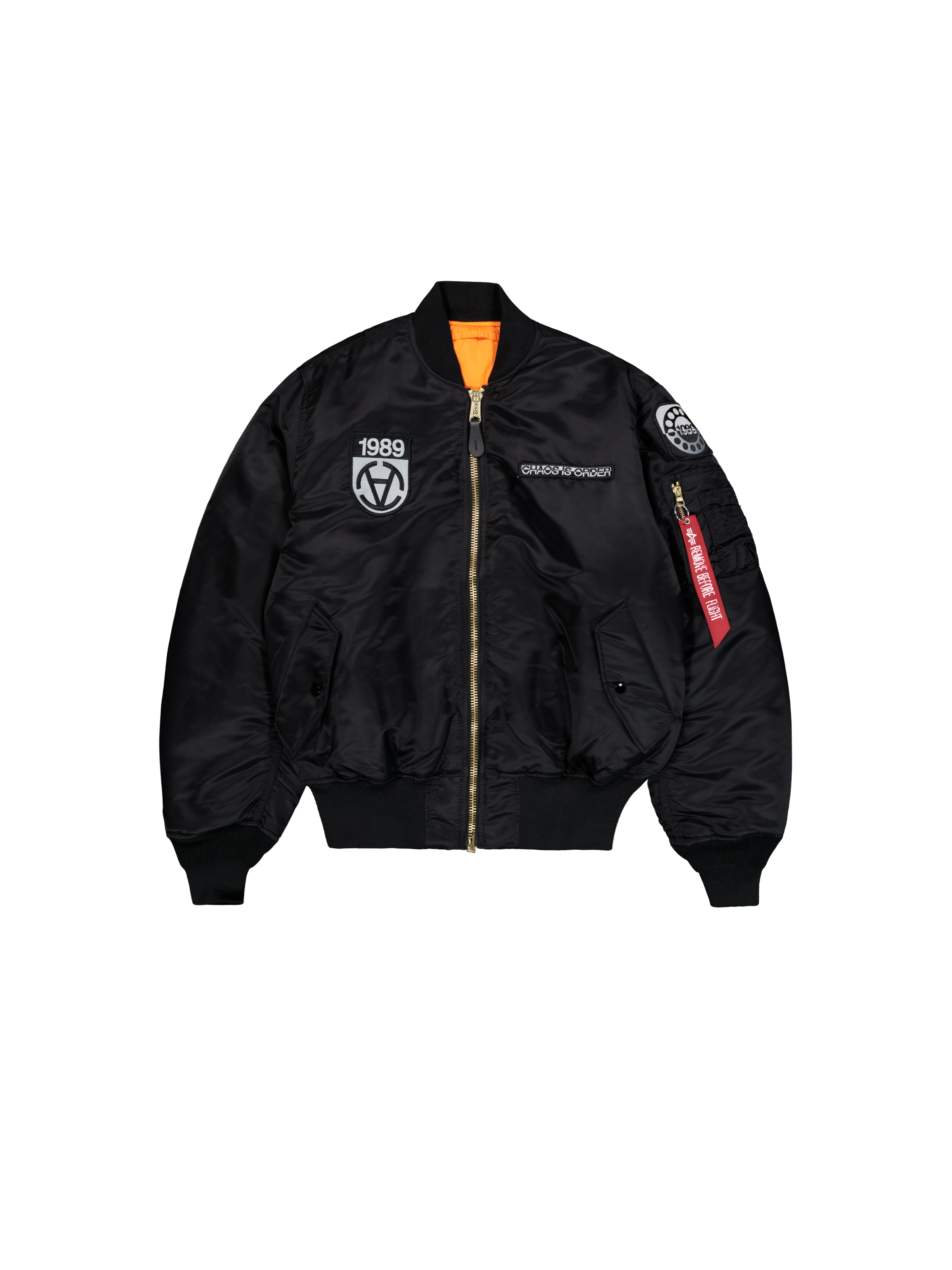 ALPHA X SLAM JAM MA-1 Bomber Jacket black ALPHA X SLAM JAM MA-1 Bomber Jacket