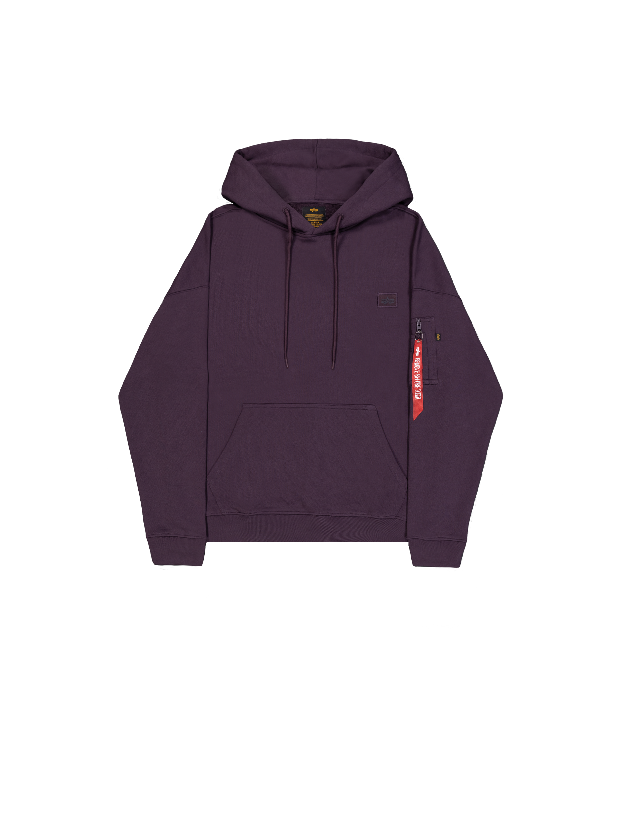 Alpha Essentials Rubber Logo Hoodie Plum 146335_719_1_flatlay_00001_102268.png