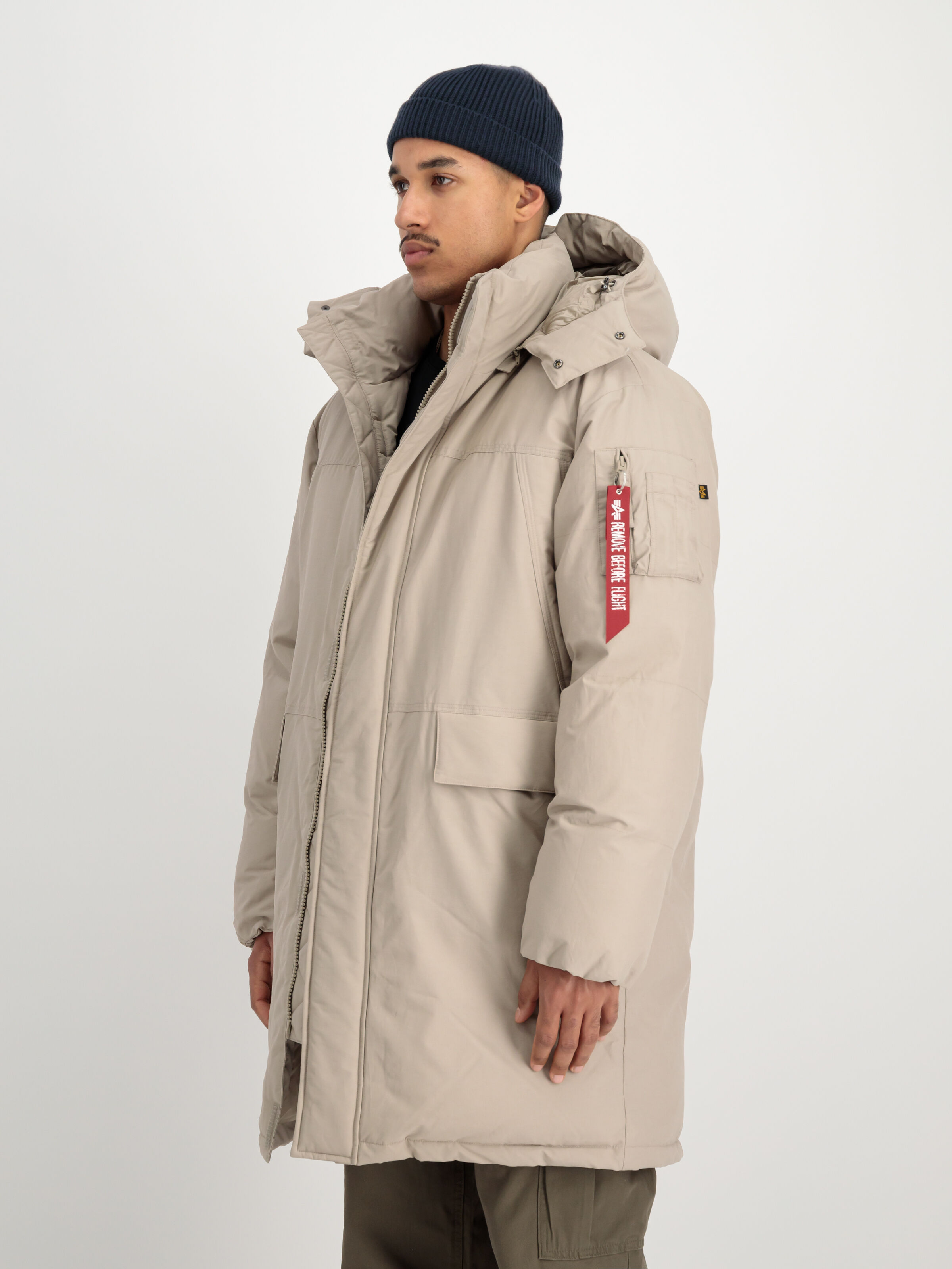 Puffer Parka Winter Jacket vintage sand 148124_679_2_model_00003_98868