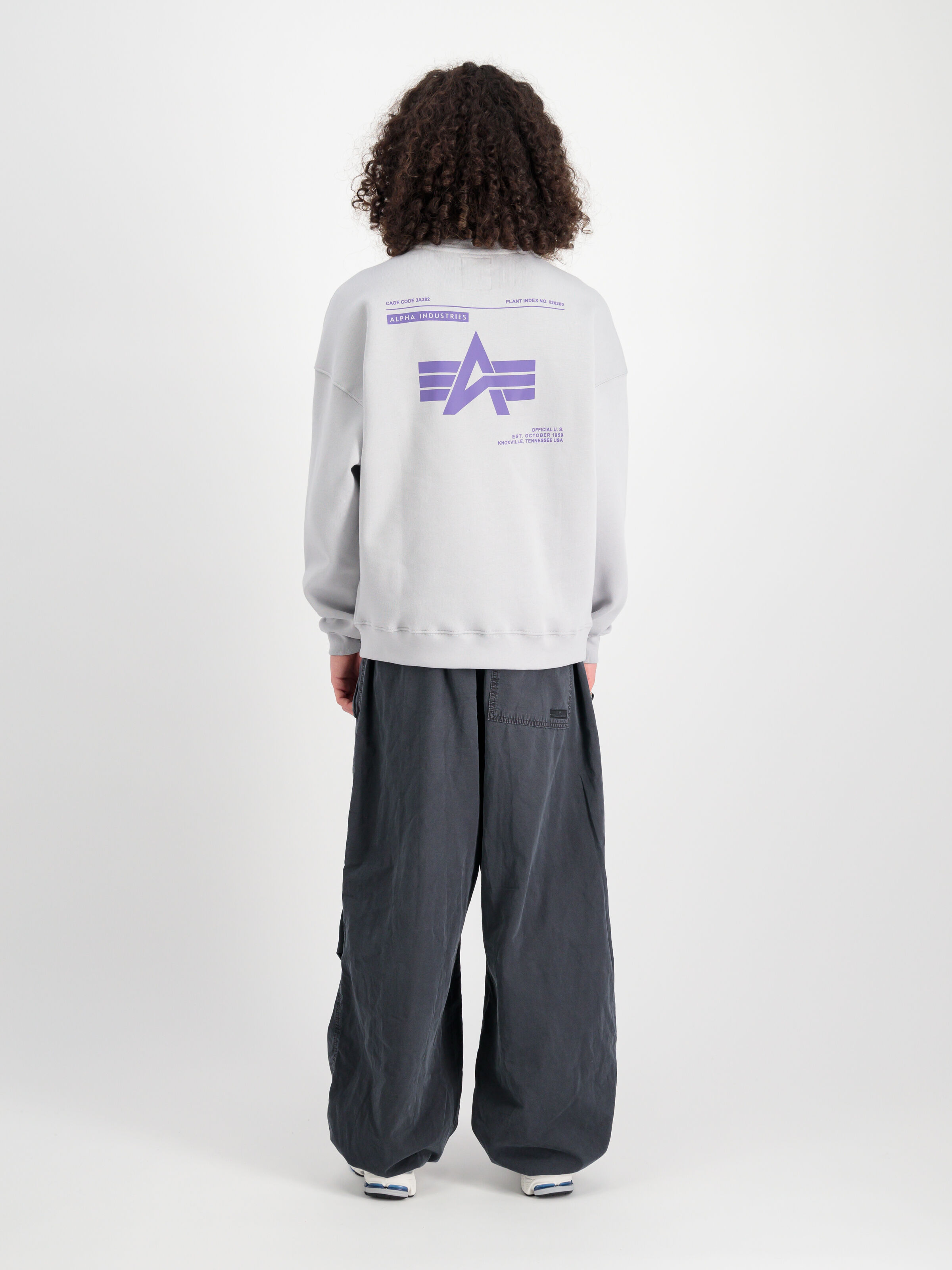 Logo Backprint Sweatshirt pastel grey 146304_666_2_model_00002_99260