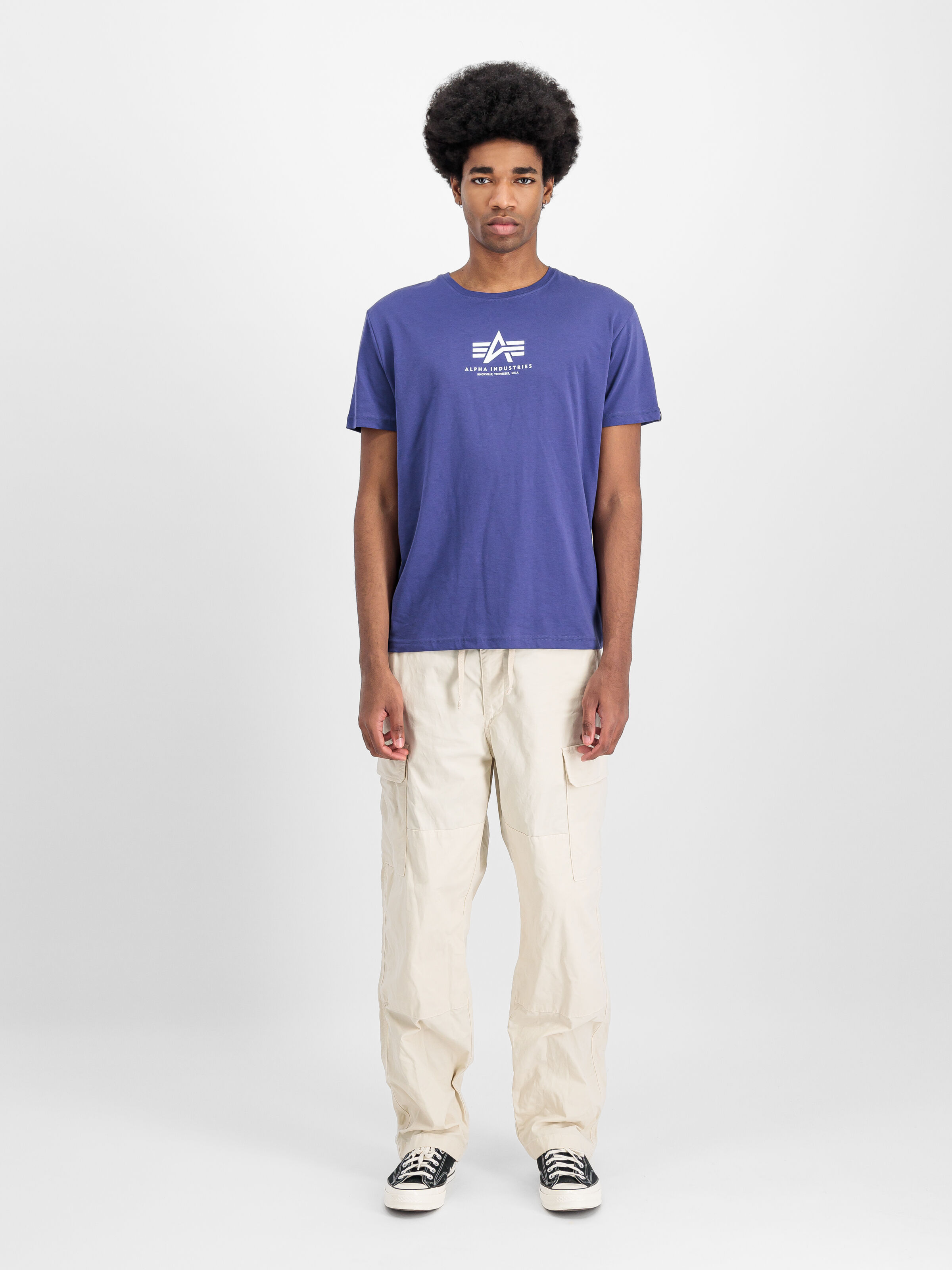 Basic Mid Logo T-Shirt night purple 118533_735_2_model_00001_139158