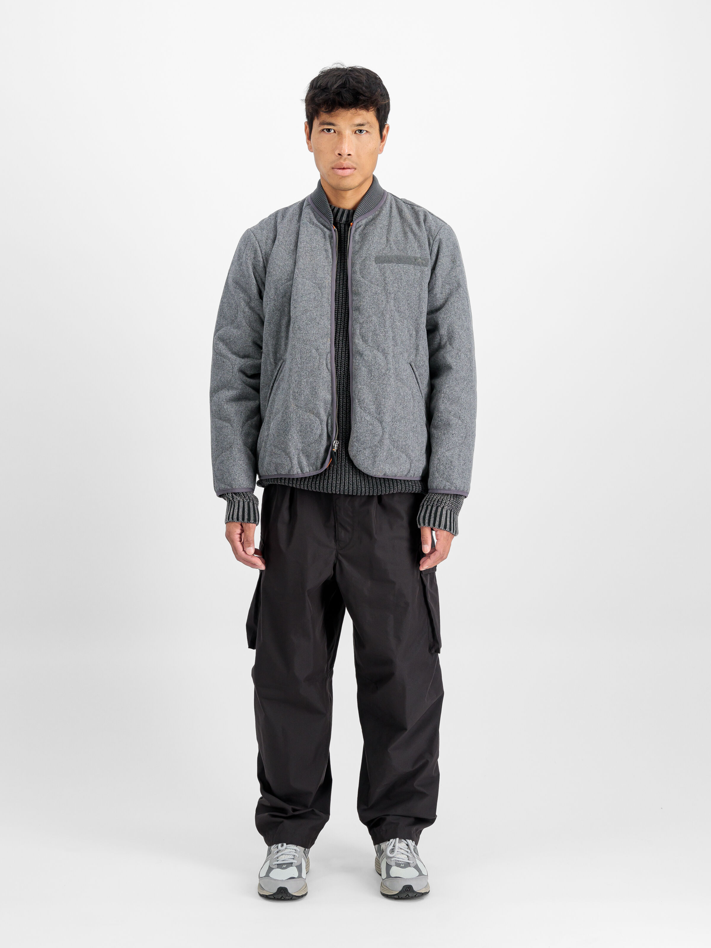 Quilted Liner Wool Outdoor Jacket silver 148113_31_2_model_00001_108509