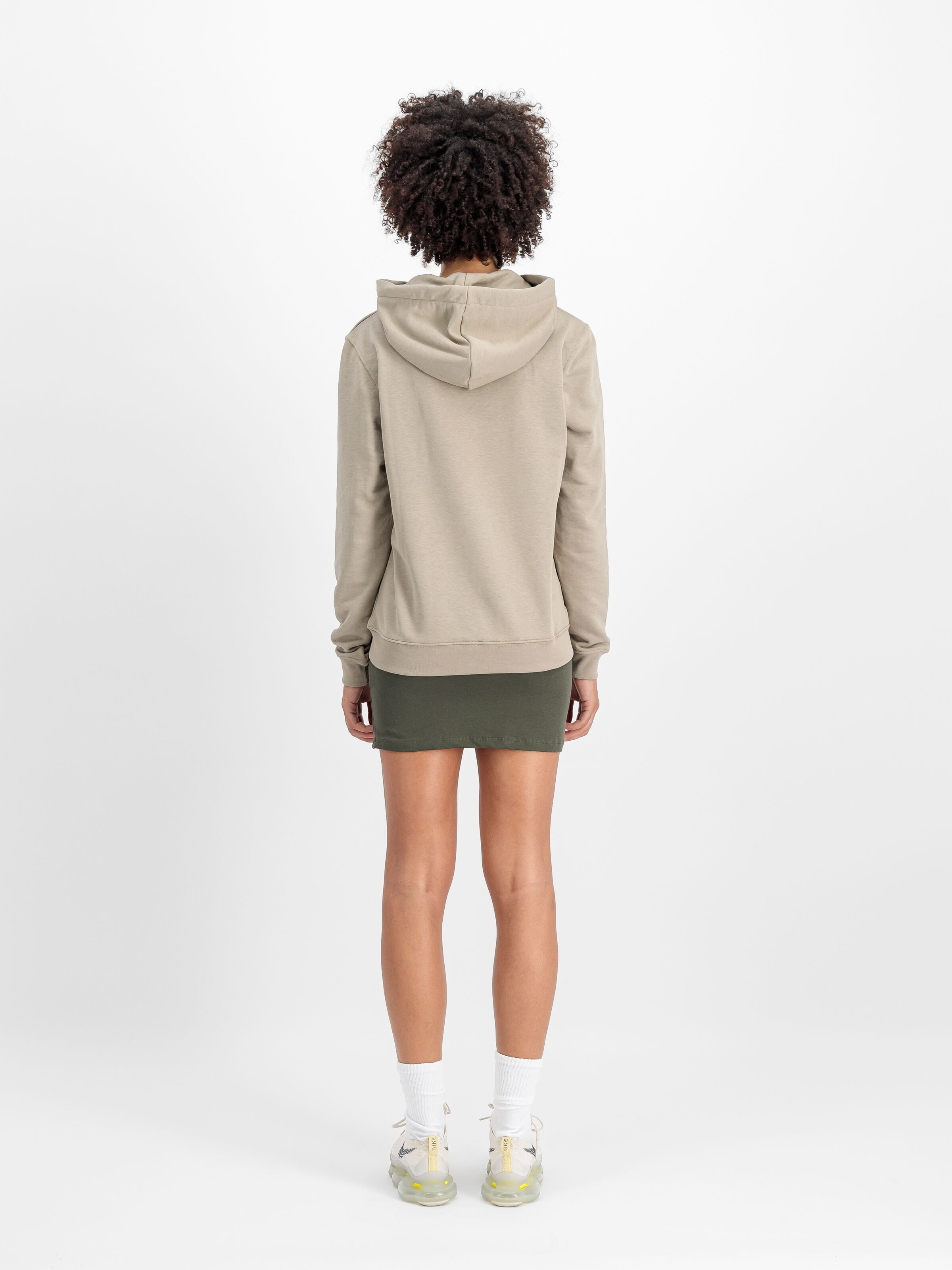 New Basic Big Logo Hoodie Women vintage sand 196032_679_2_model_00002_112493