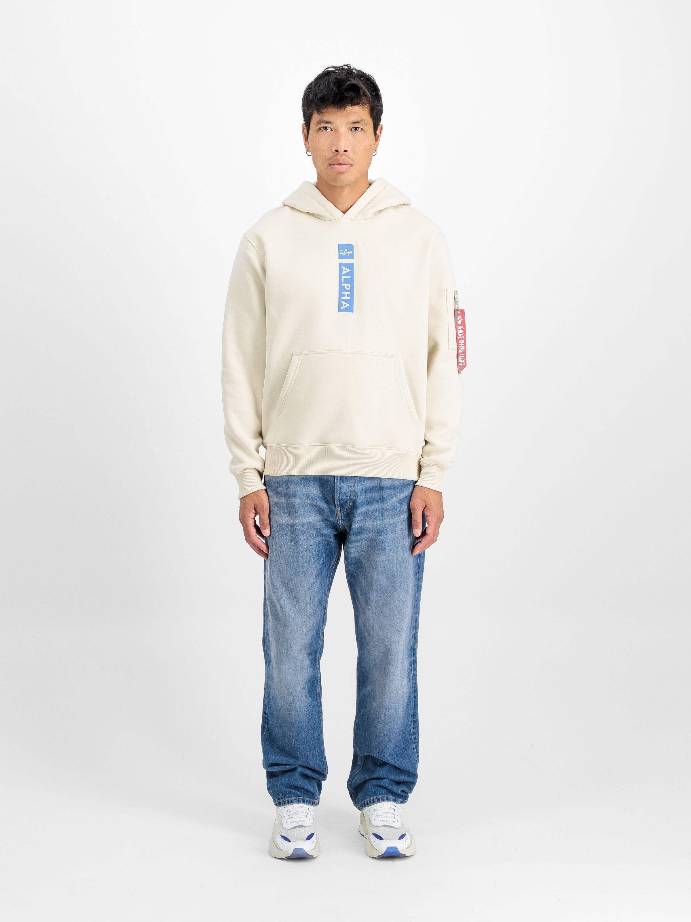 Alpha Puff Print Hoodie vintage white 146338_300_2_model_00001_118435