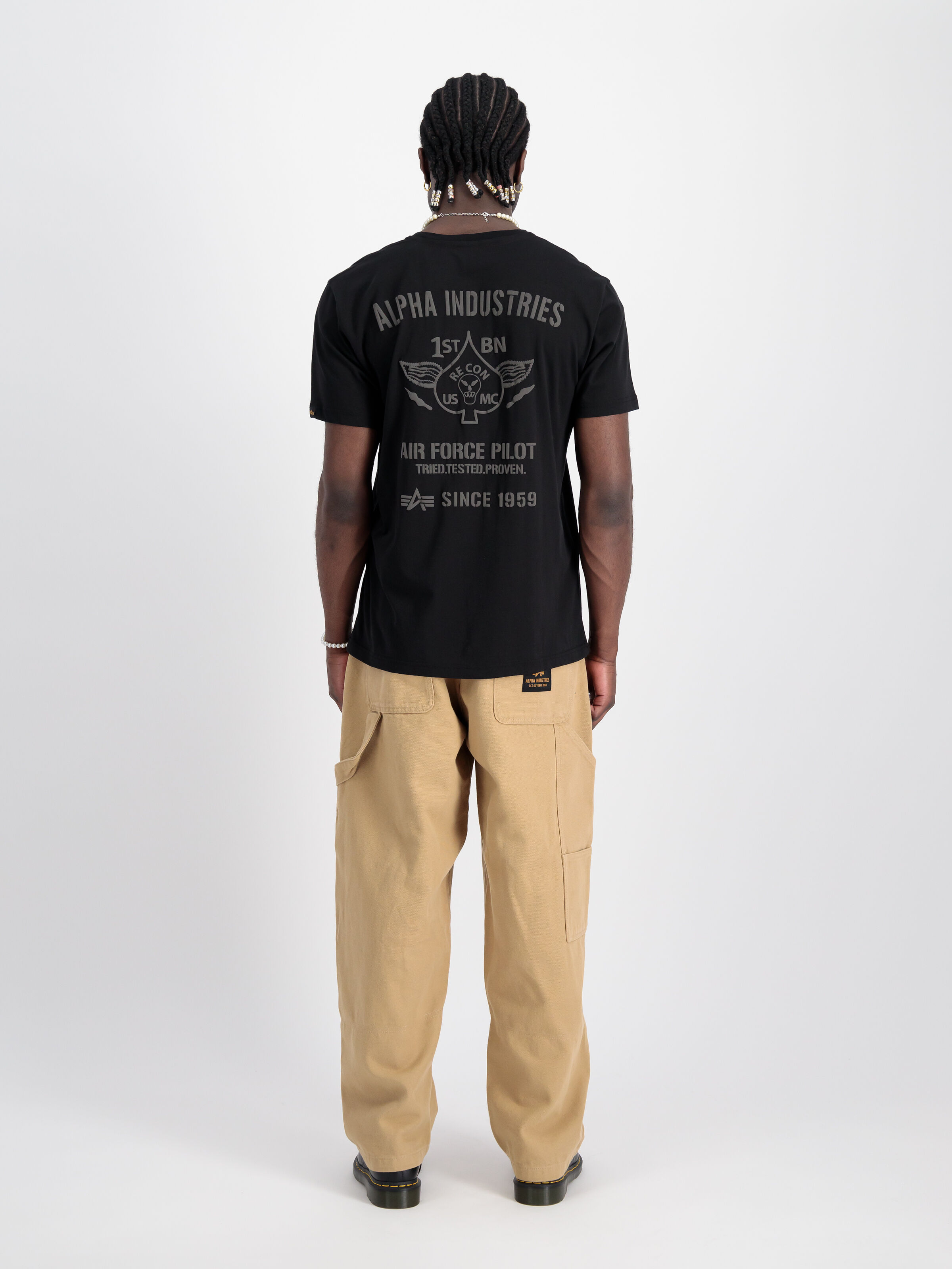 Air Force Pilot T-Shirt black 138505_03_2_model_00002_98017