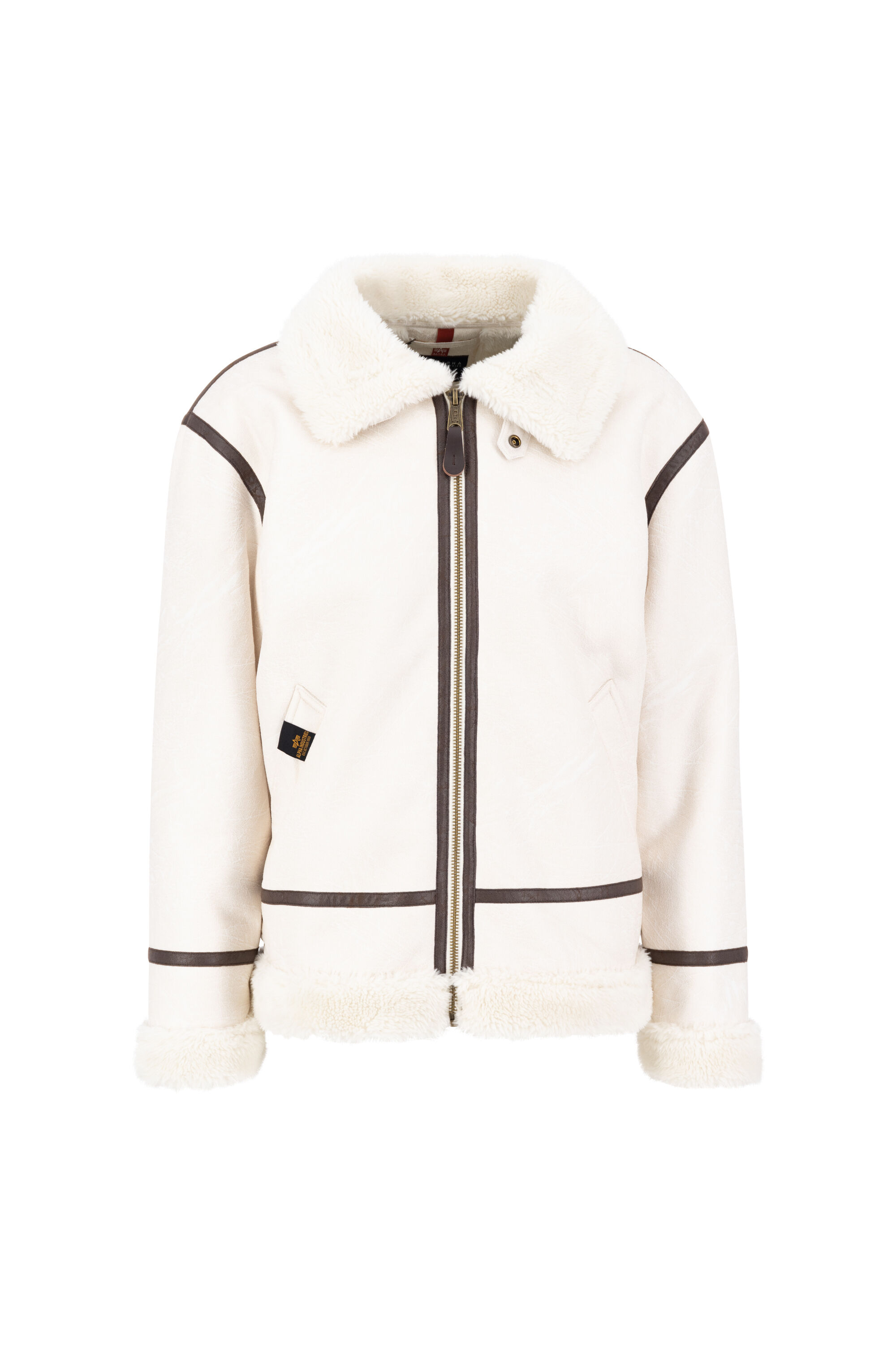 B-3 Faux Leather Bomber Jacket B-3 Faux Leather Bomber Jacket