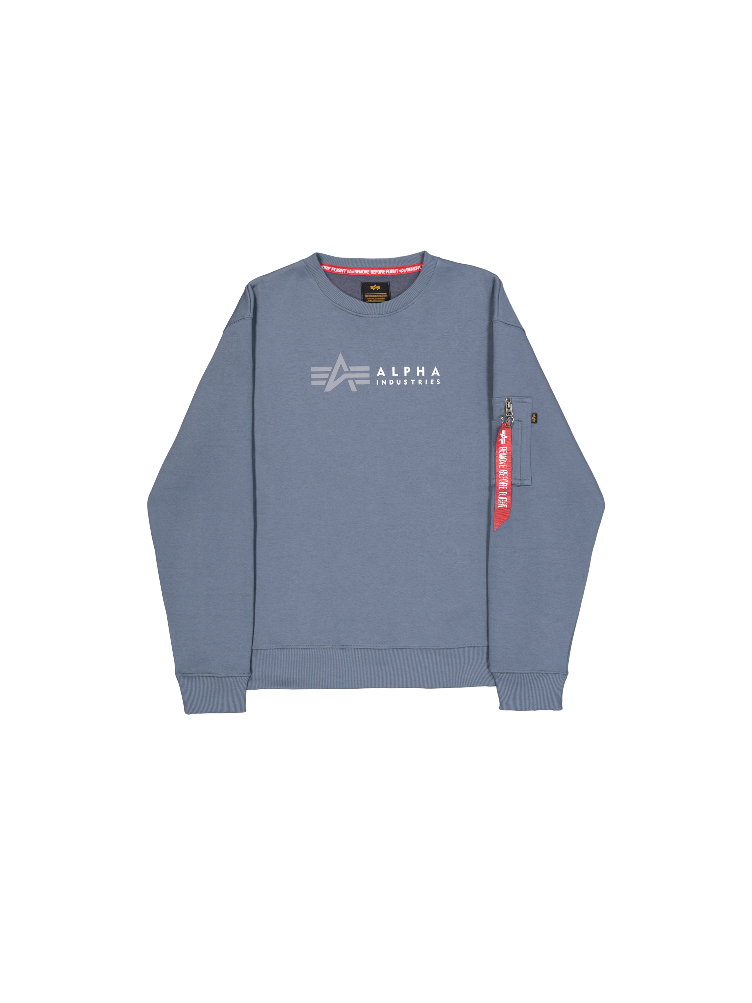 Alpha Label Sweatshirt denim blue 118312_439_1_flatlay_00001_162504.png