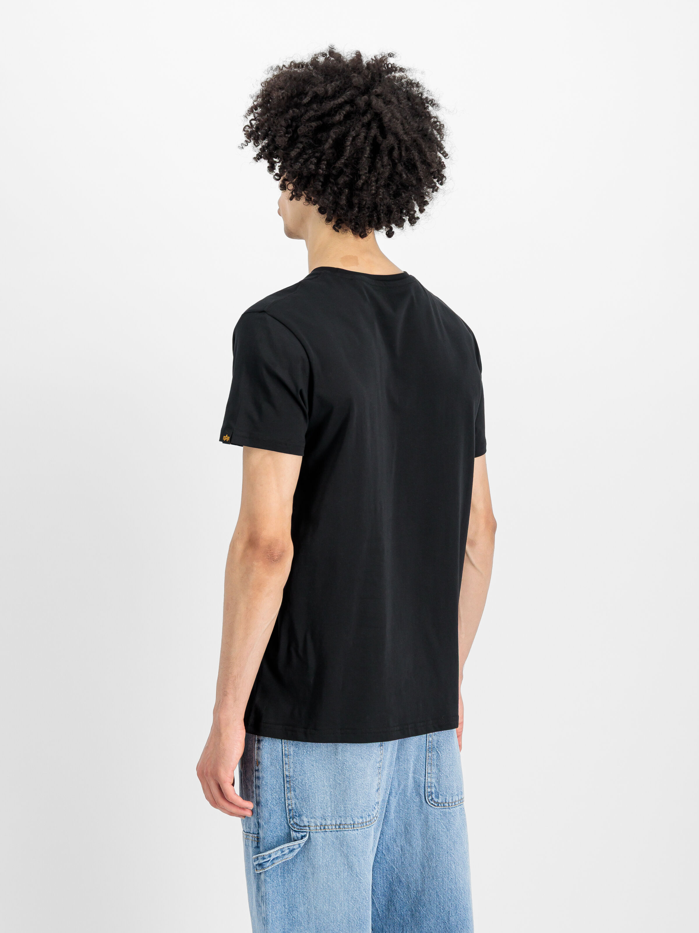 Basic Big Logo T-Shirt black/blue 100501_93_2_model_00003_156707
