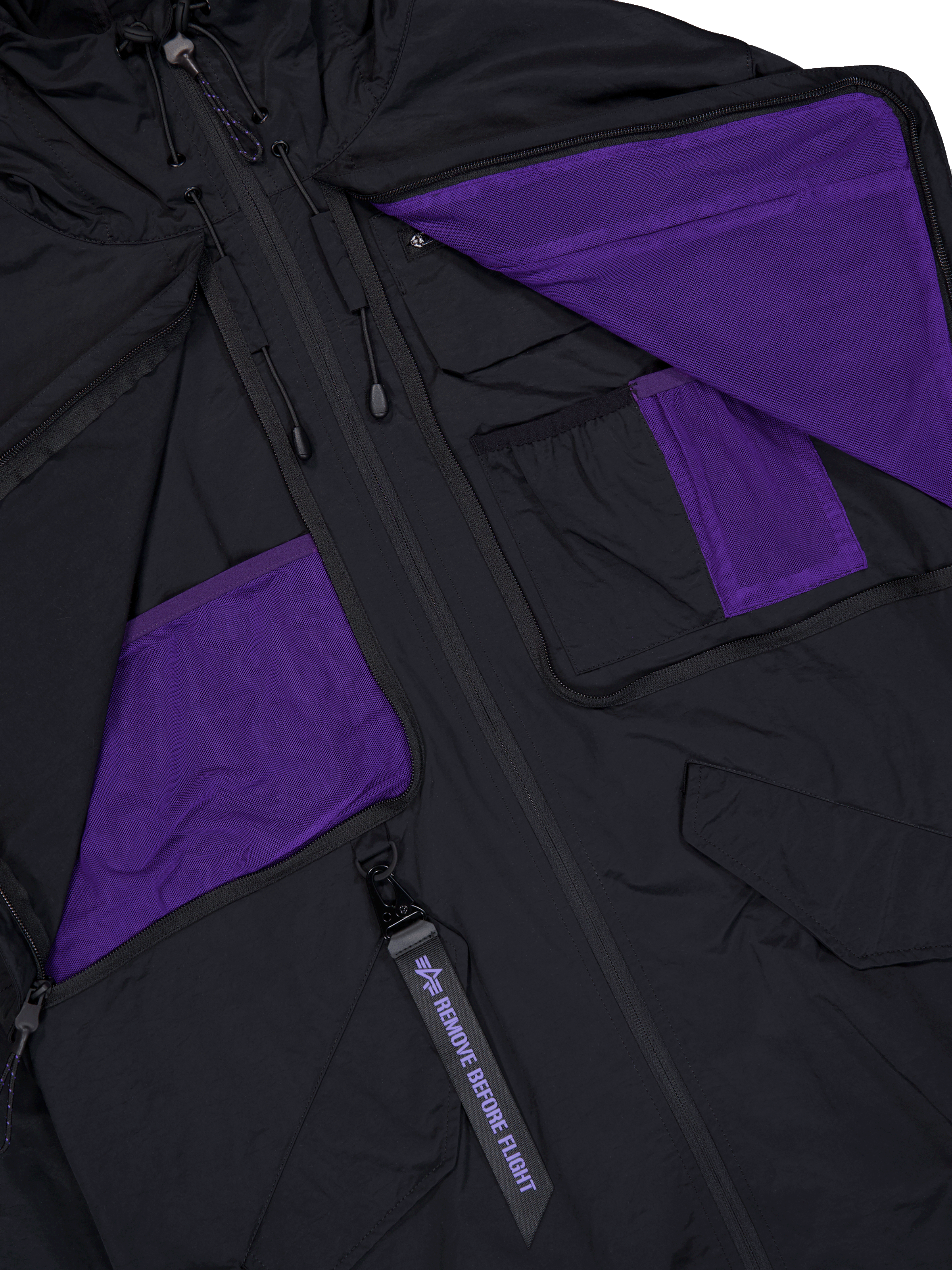 Utility UV Fishtail Jacket black 146117UV_03_3_detail_00001_102857