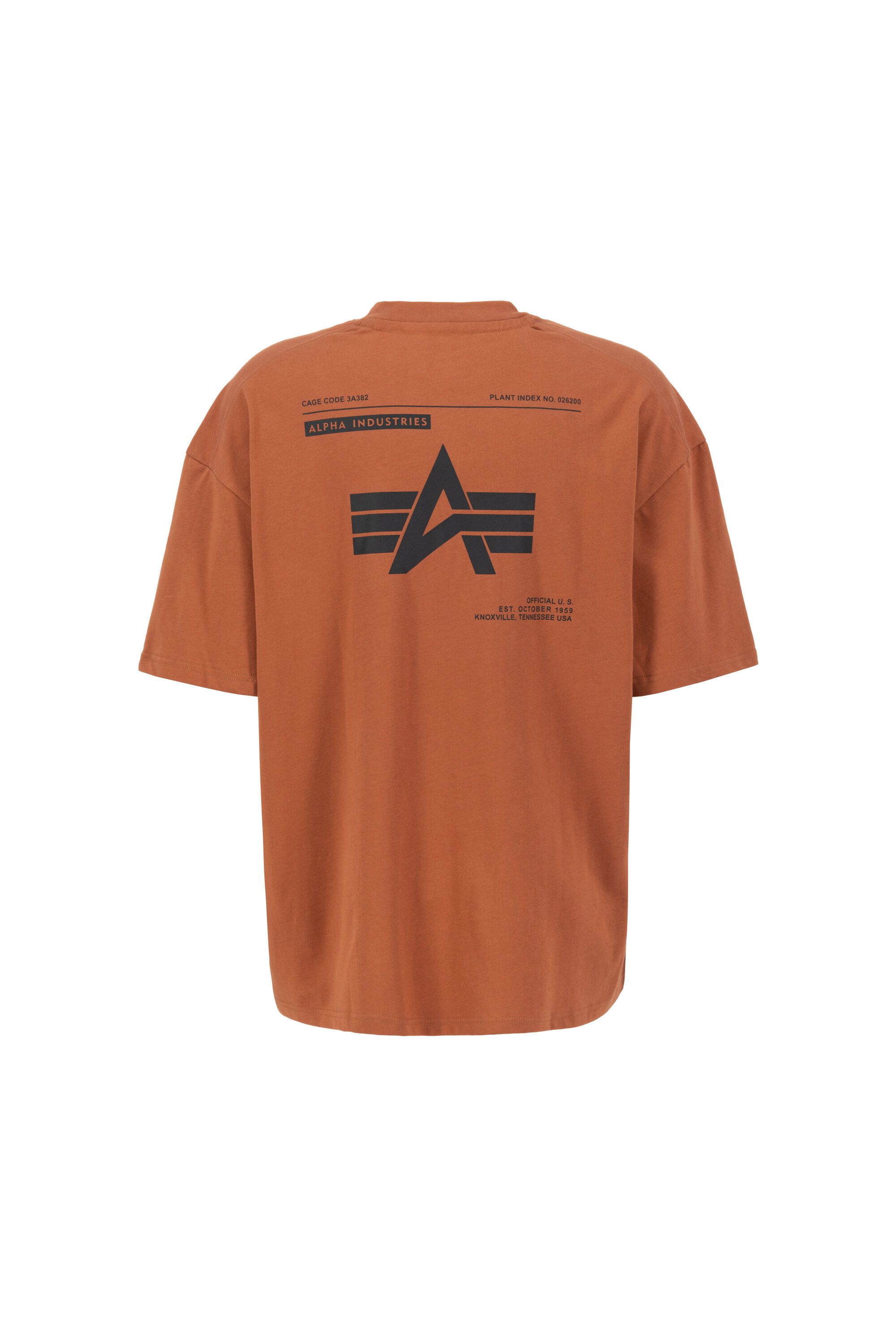 Logo Code Backprint T-Shirt hazel brown 146507_709_001_2_126306