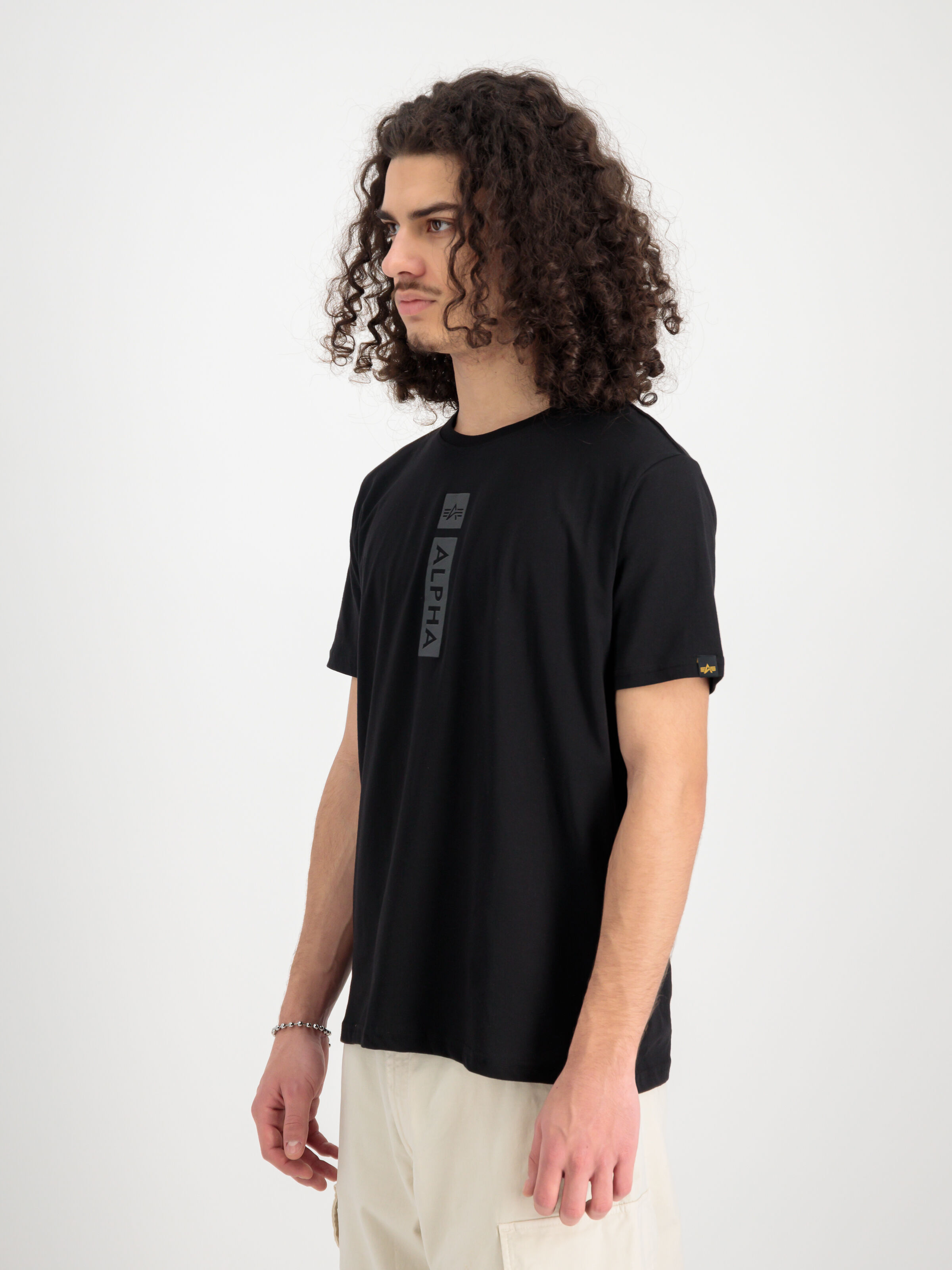 Alpha Puff Print T-Shirt black 146509_03_2_model_00003_118695
