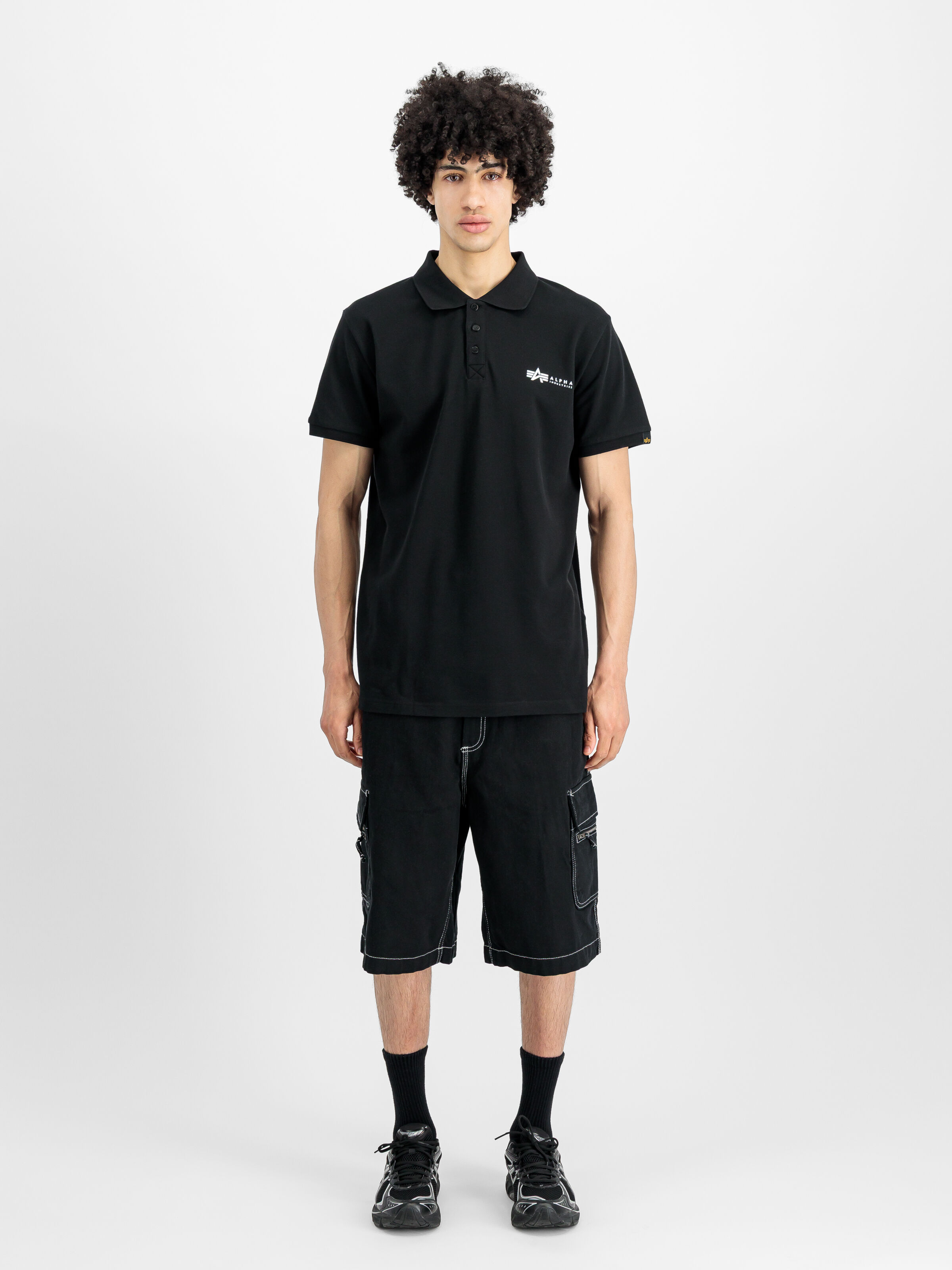 Basic Small Logo Polo black 106600_03_2_model_00001_156932