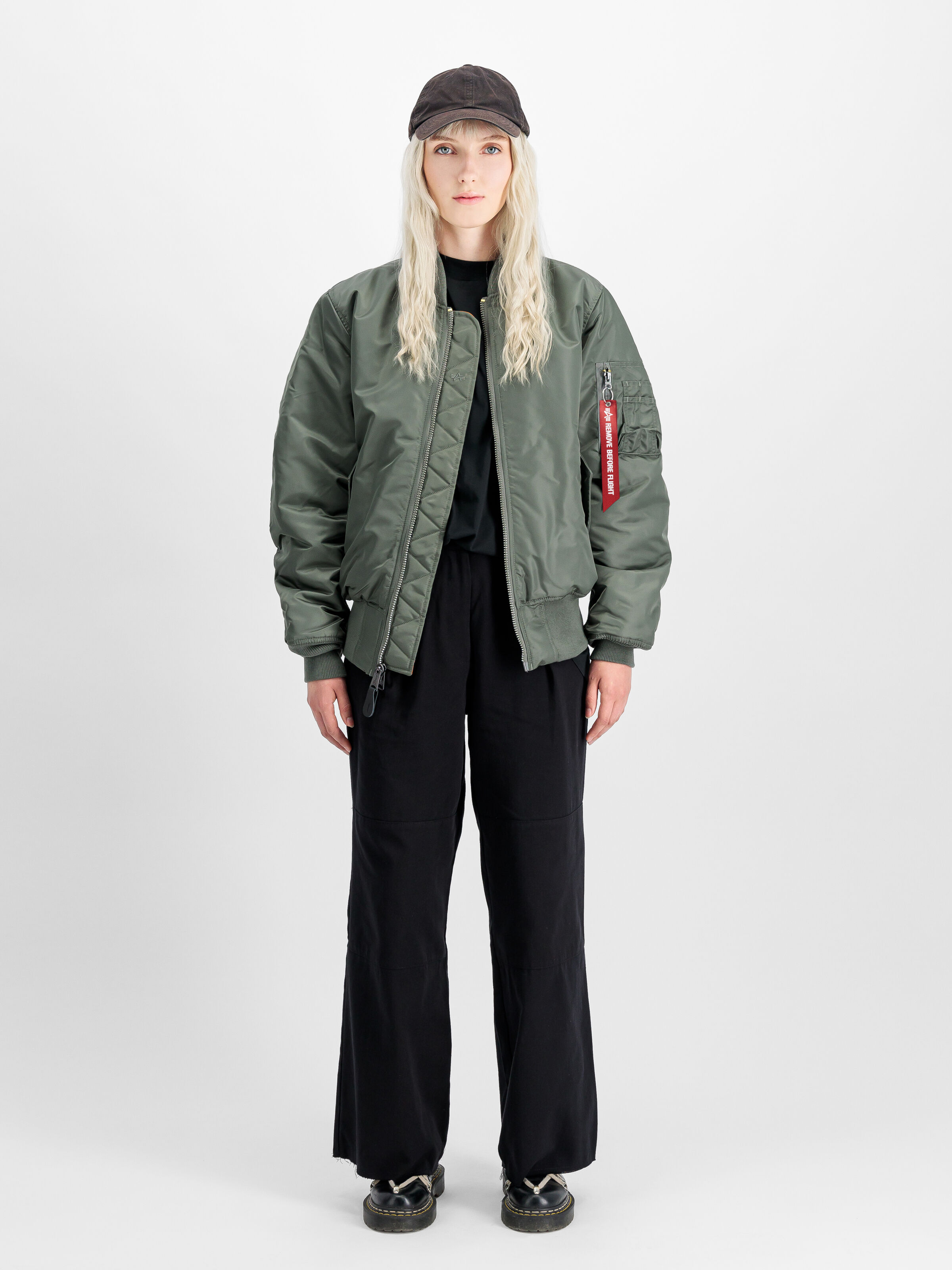 MA-1 Heritage Bomber Jacket vintage green 100101_432_2_model_00001_247858