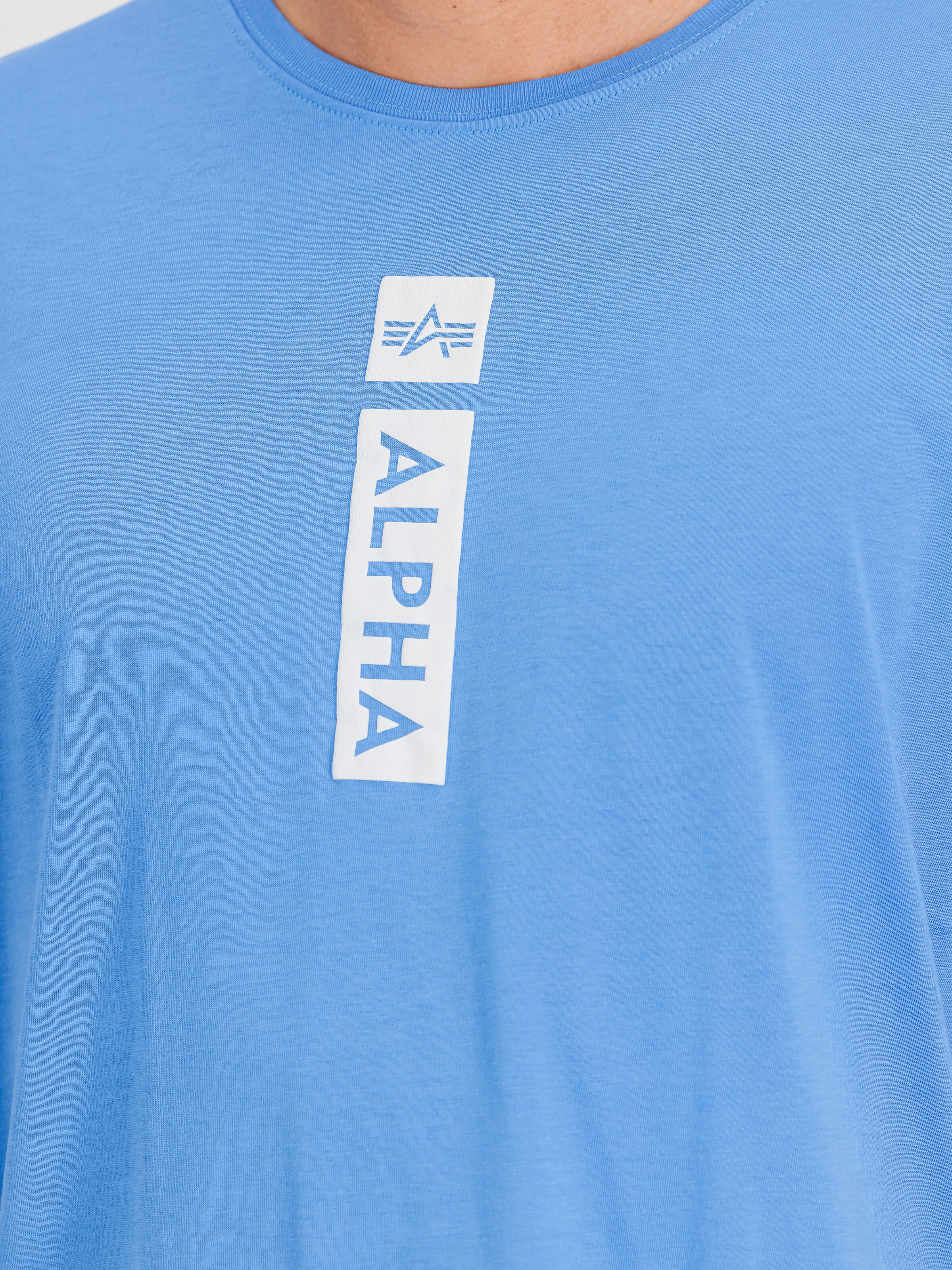 Alpha Puff Print T-Shirt mediteranian blue 146509_737_3_detail_00001_118319